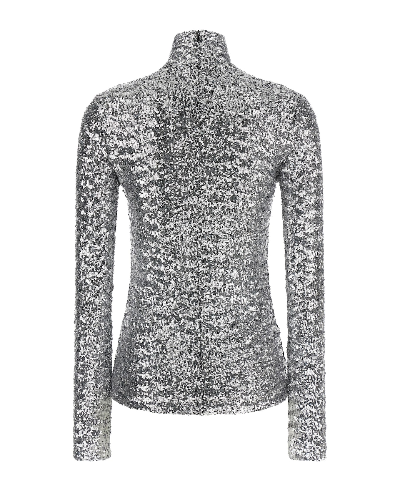 Paco Rabanne Sequin Sweater - Silver