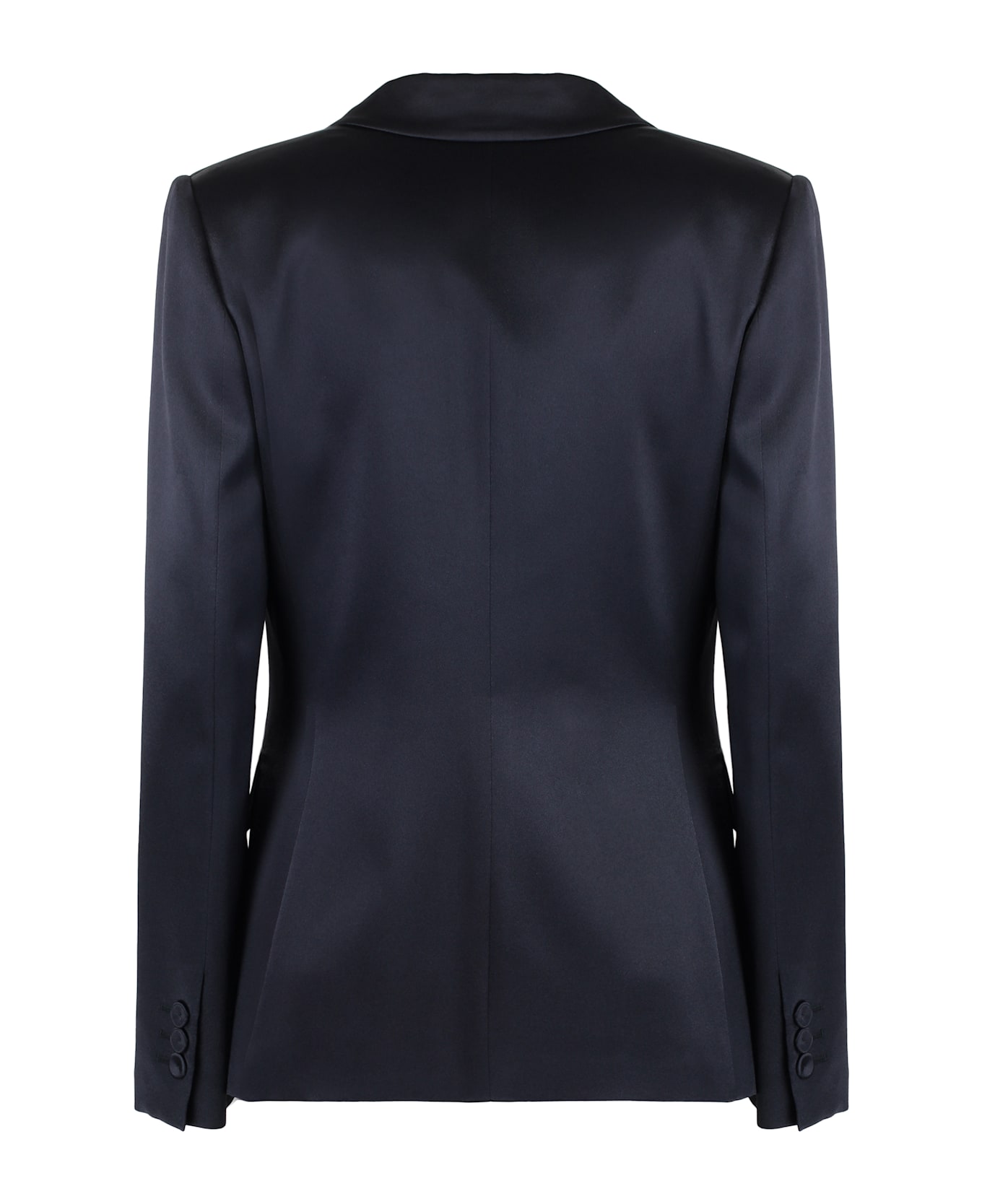 Alberta Ferretti Satin Jacket - blue