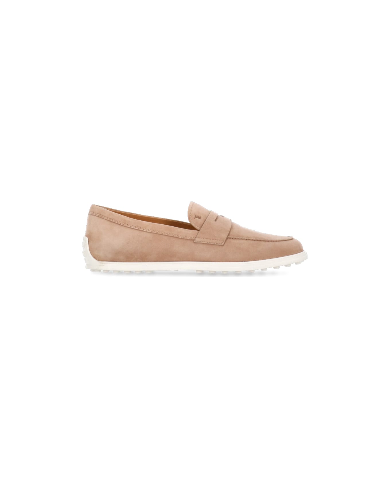 Tod's Suede Leather Loafers - Pink