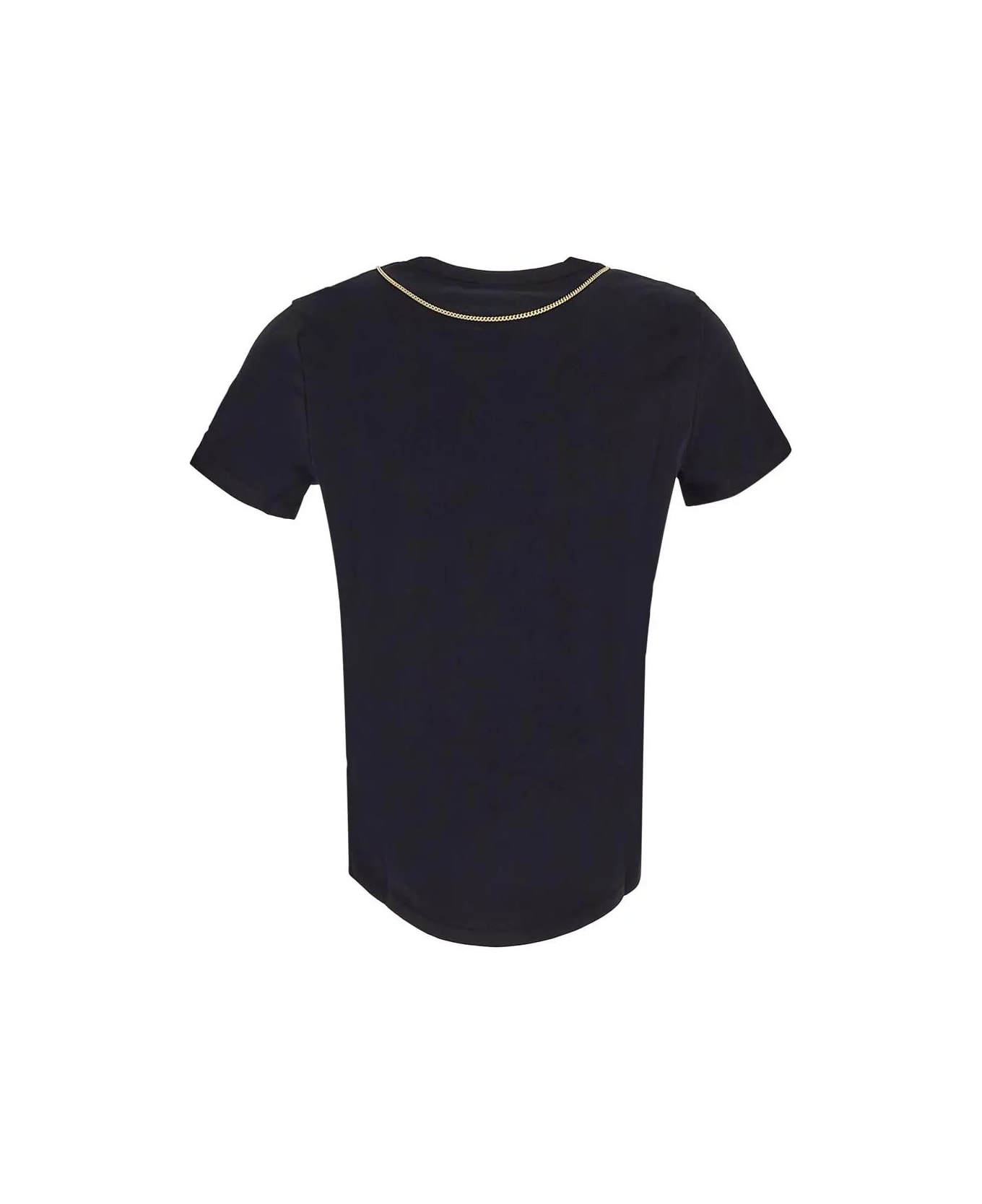 Elisabetta Franchi Black T-shirt - BLACK Tシャツ