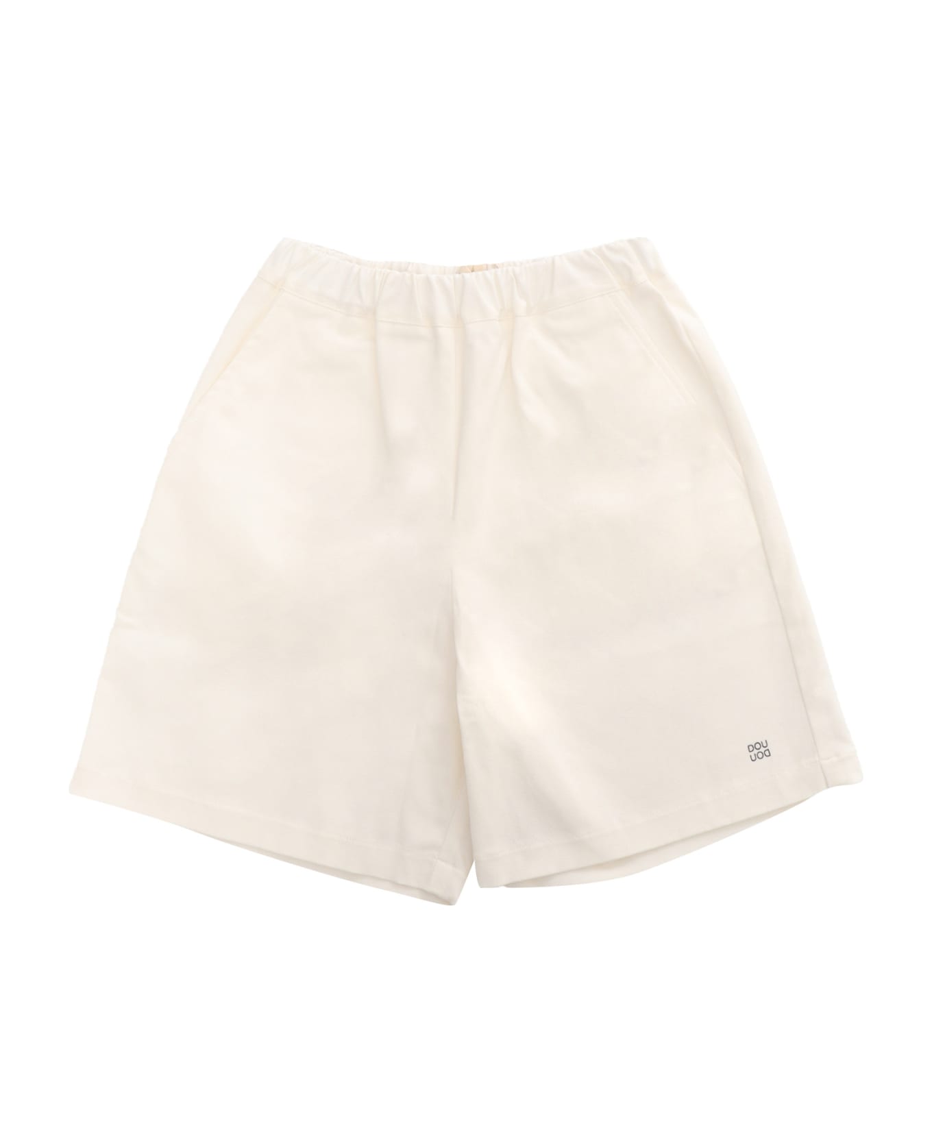 Douuod White Shorts - WHITE ボトムス