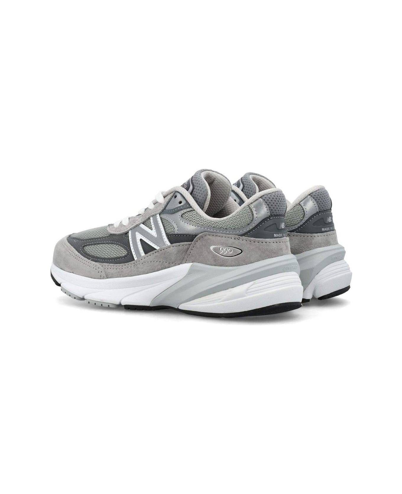New Balance 990 V6 Laceup Sneakers - GREY