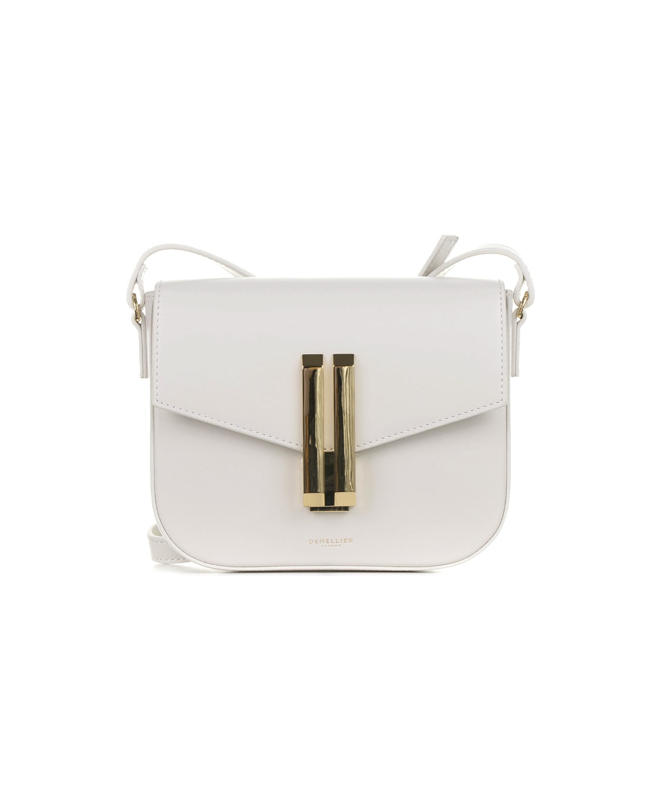 Demellier Vancouver Small Leather Shoulder Bag - OFF WHITE