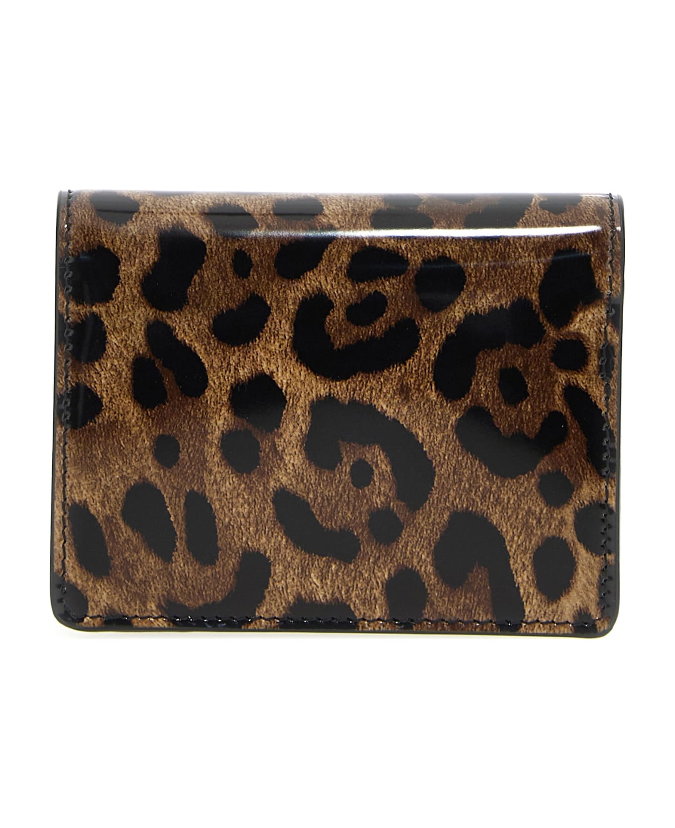 Dolce & Gabbana 'leopard' Medium Card Holder - Multicolor