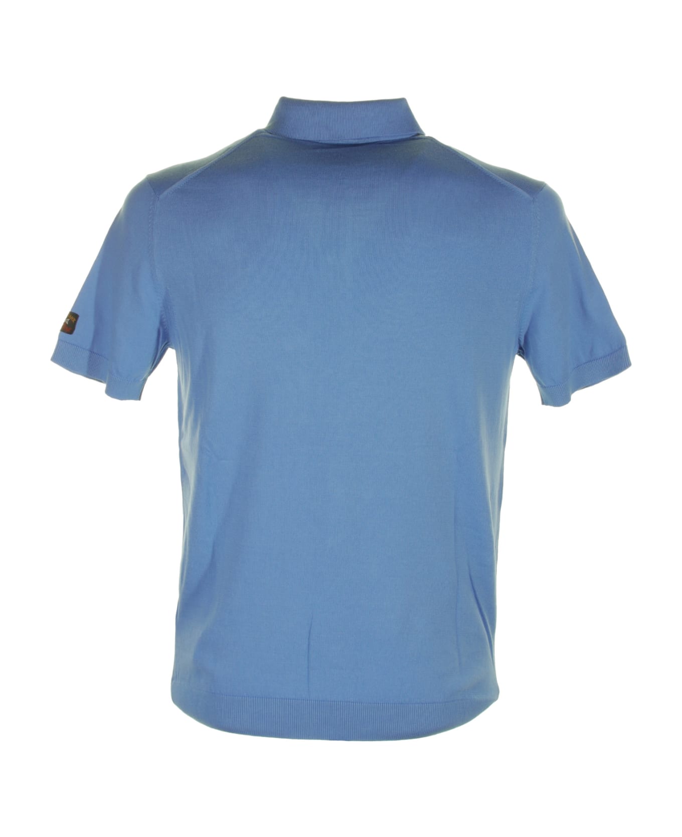 Paul&Shark Light Blue Short-sleeved Polo Shirt - AZZURRO