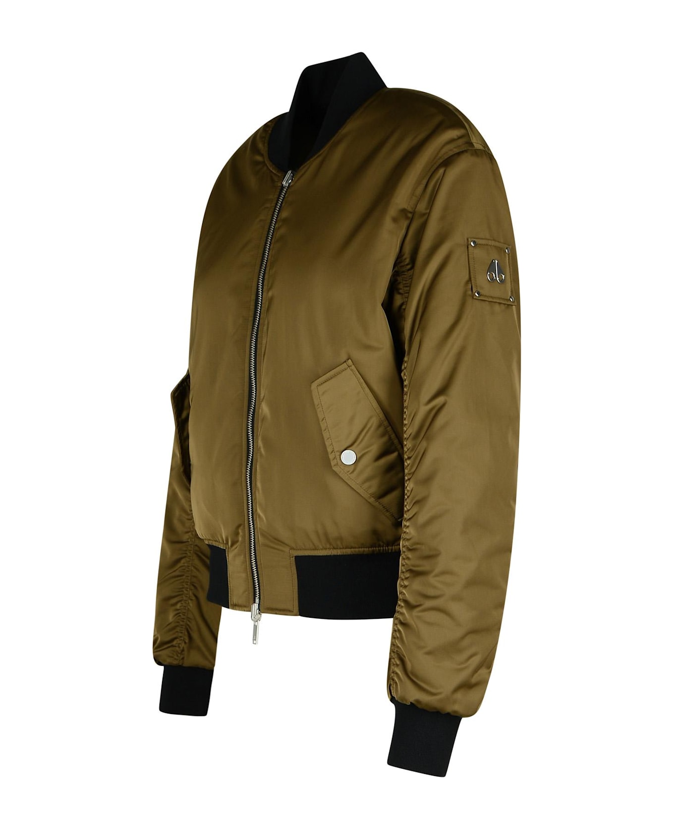 Moose Knuckles 
jet
 Green Polyester Bomber Jacket - Green