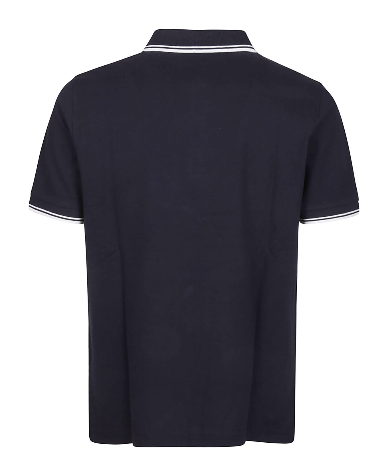 Fay Piquet Double Collar Polo Shirt - Biro