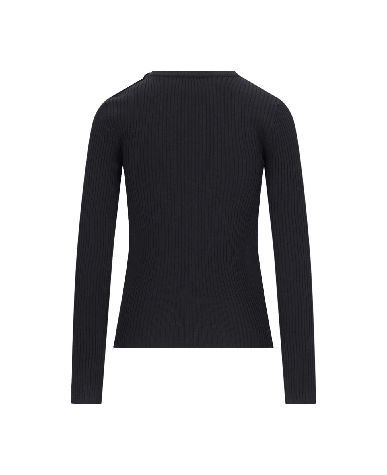 Courrèges Ribbed Sweater - Black  