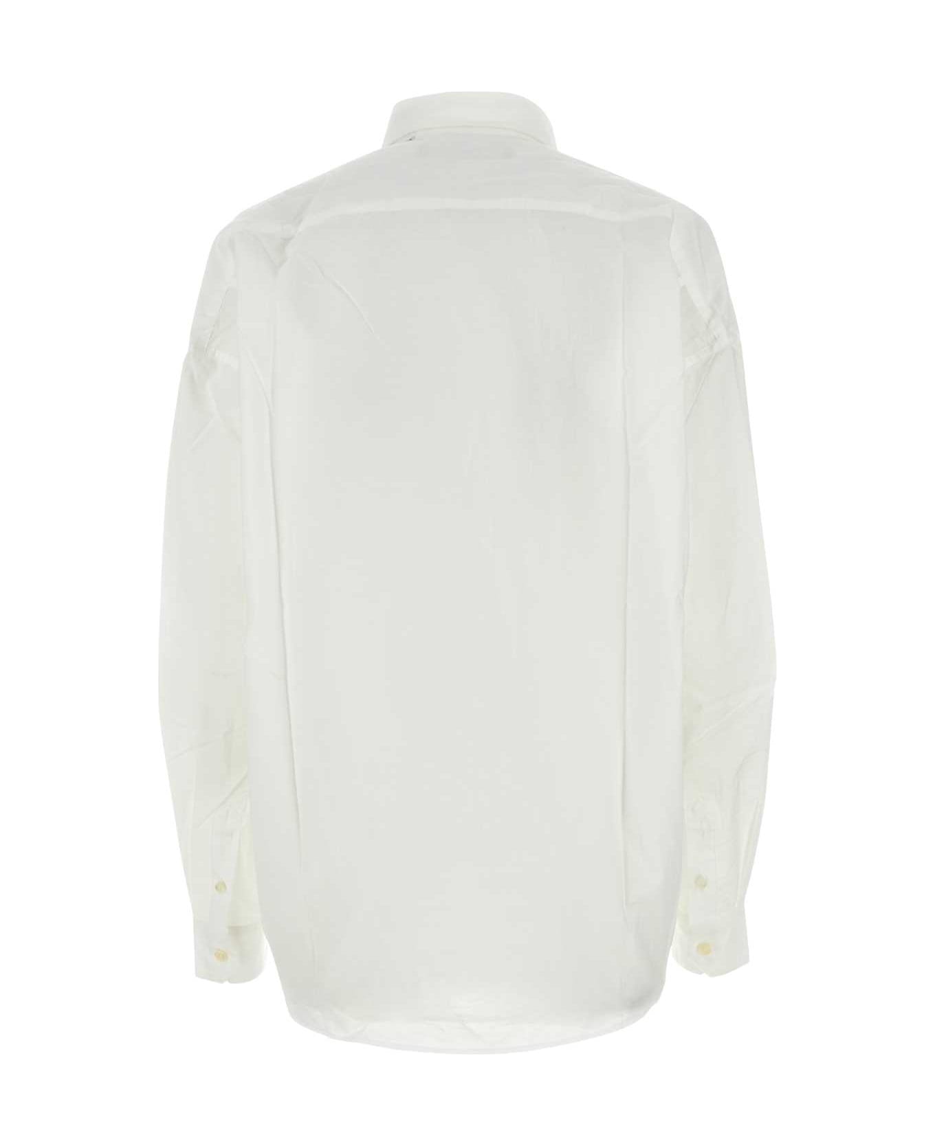Y/Project White Poplin Shirt - White