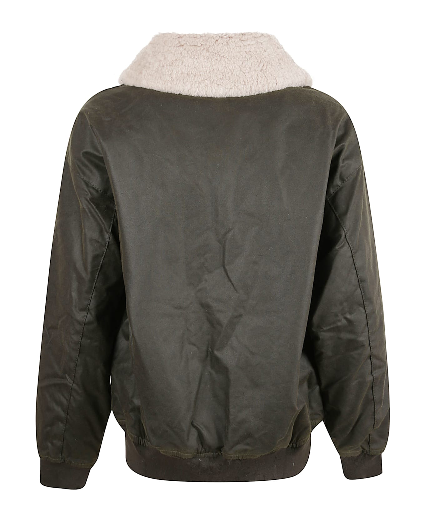 Barbour "maxine" Bomber Jacket - ARCHIVE OLIVE