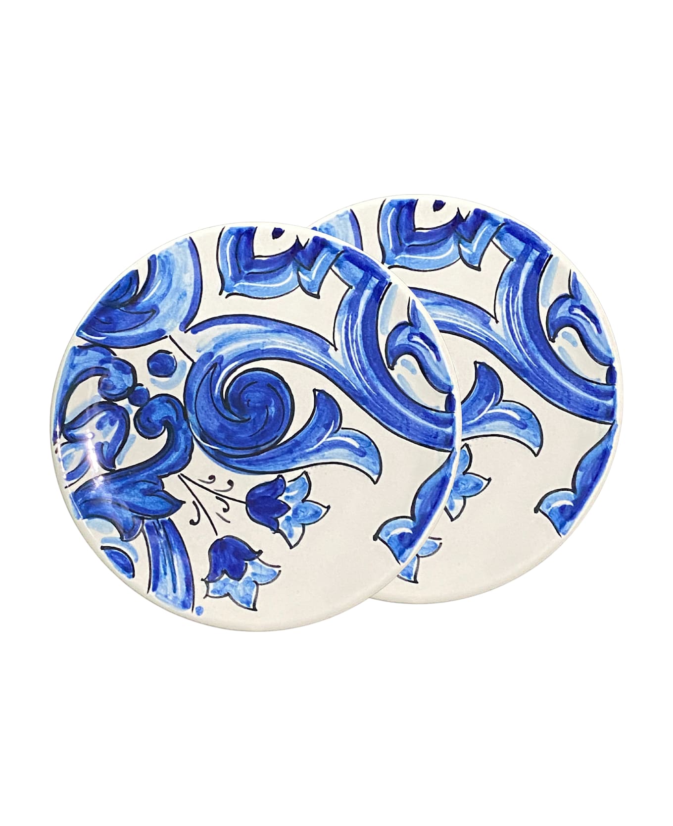 Dolce & Gabbana Set 2 Bread Plates - Blu