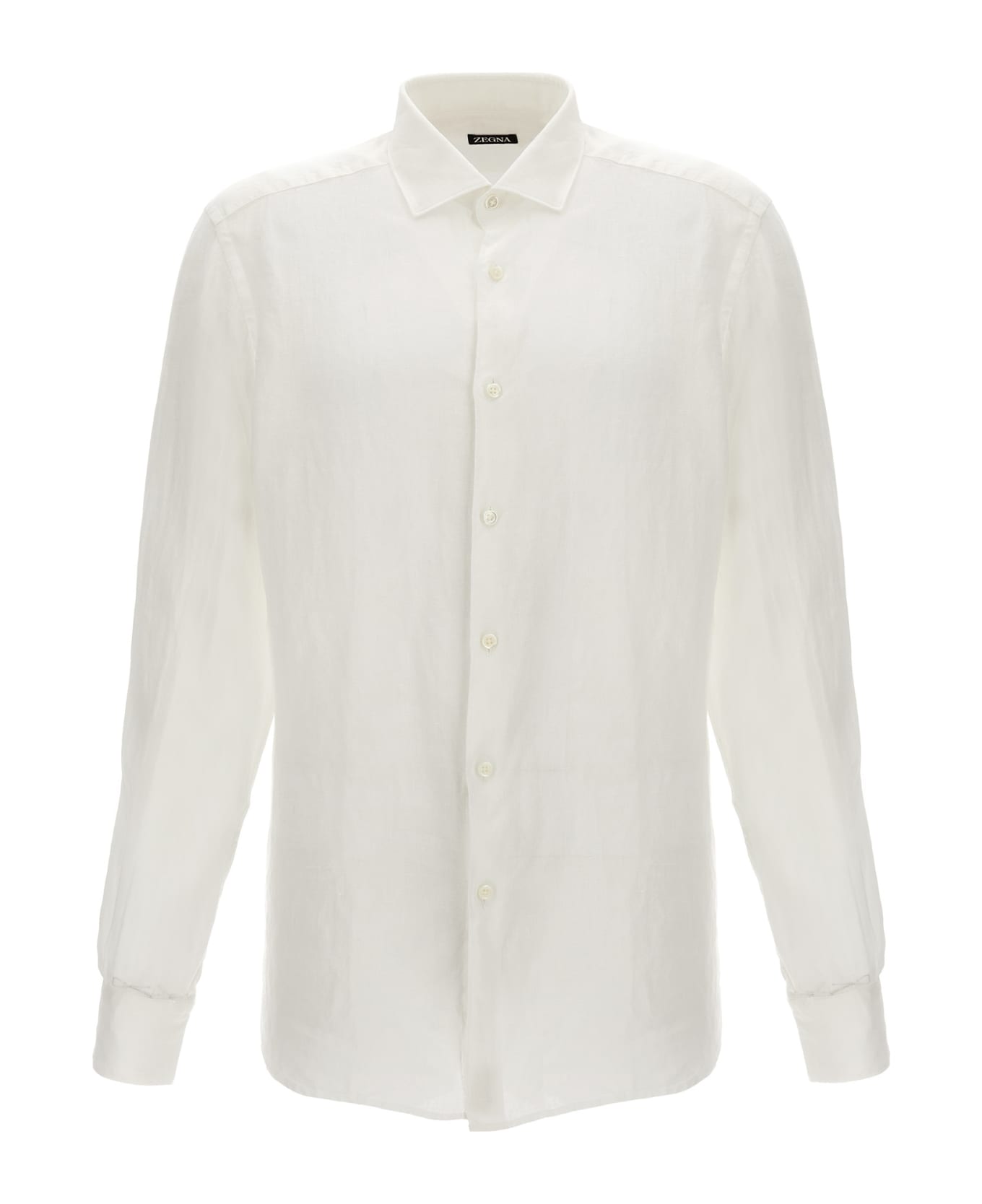 Zegna Linen Shirt - White シャツ