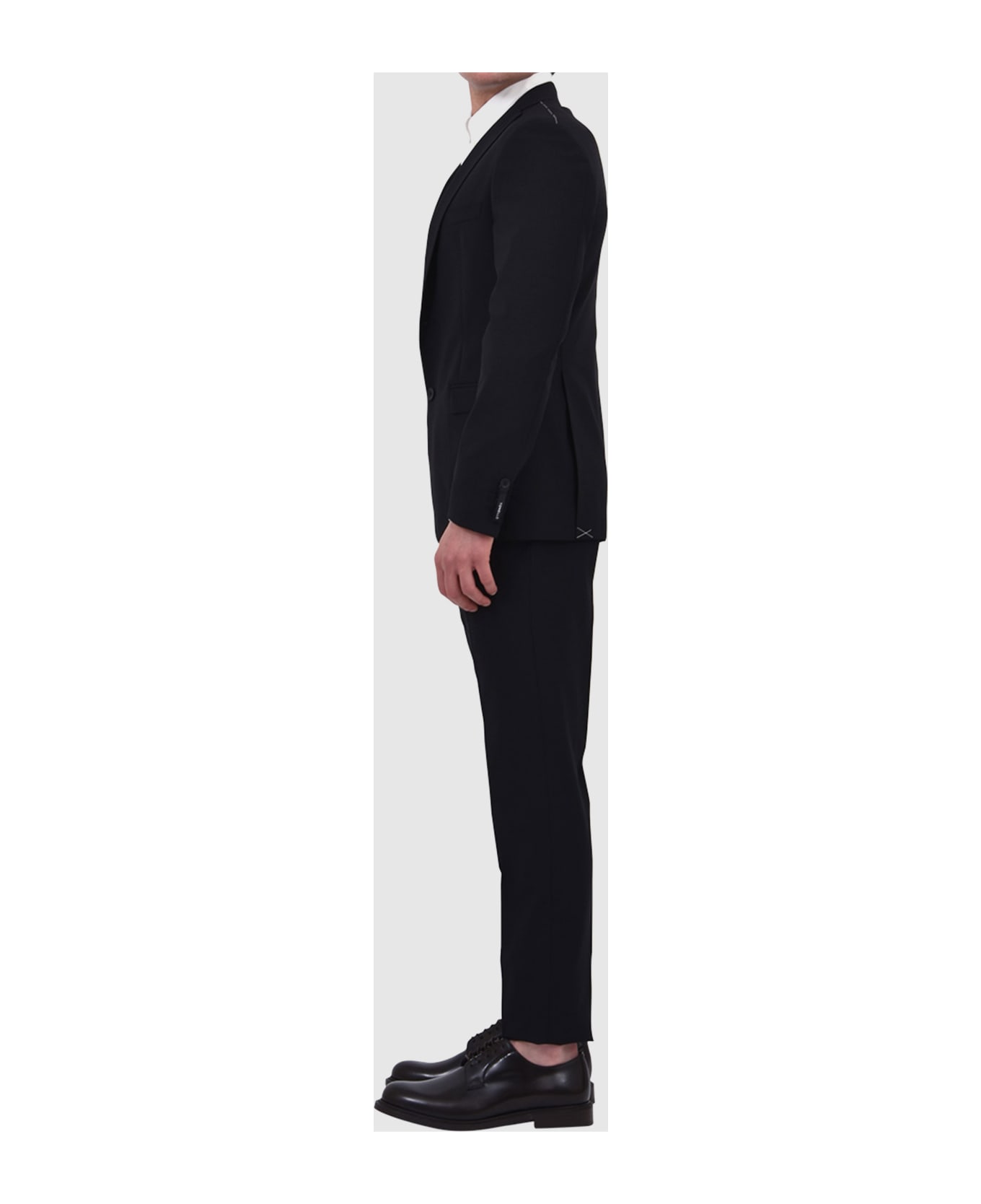 Tonello Two-piece Black Suit - BLACK スーツ