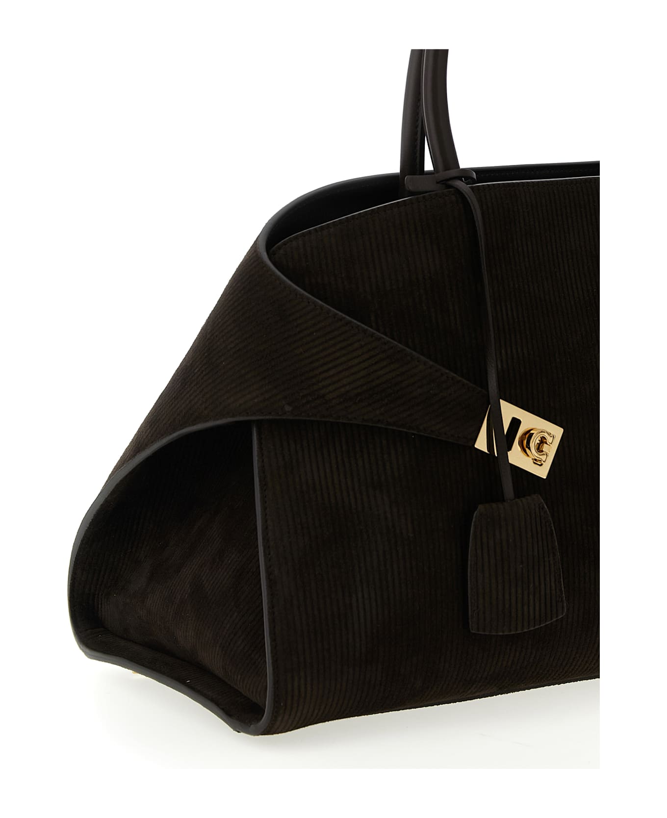 Ferragamo 
hug (l)
 Handbag - Brown