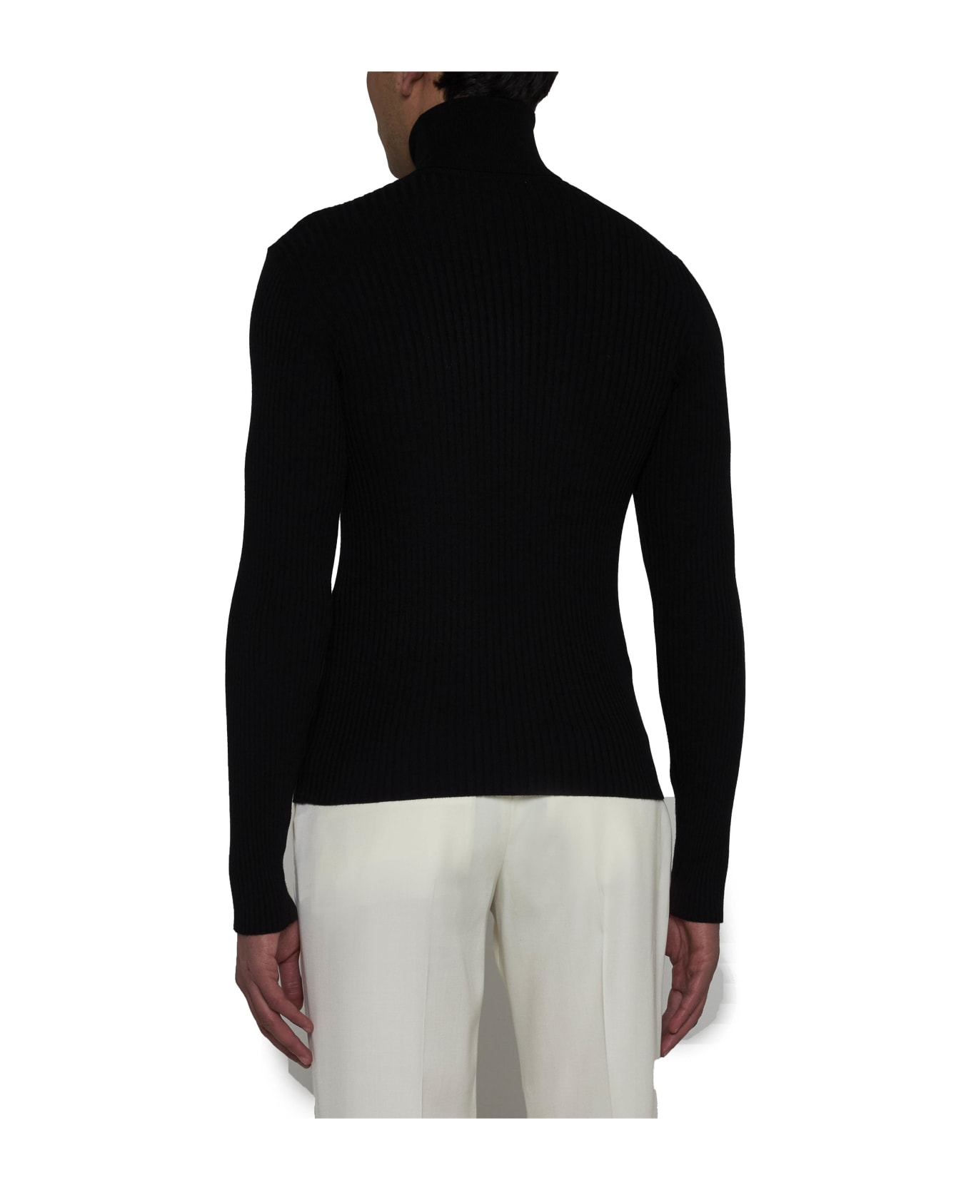 Off-White Sweater - Black white ニットウェア