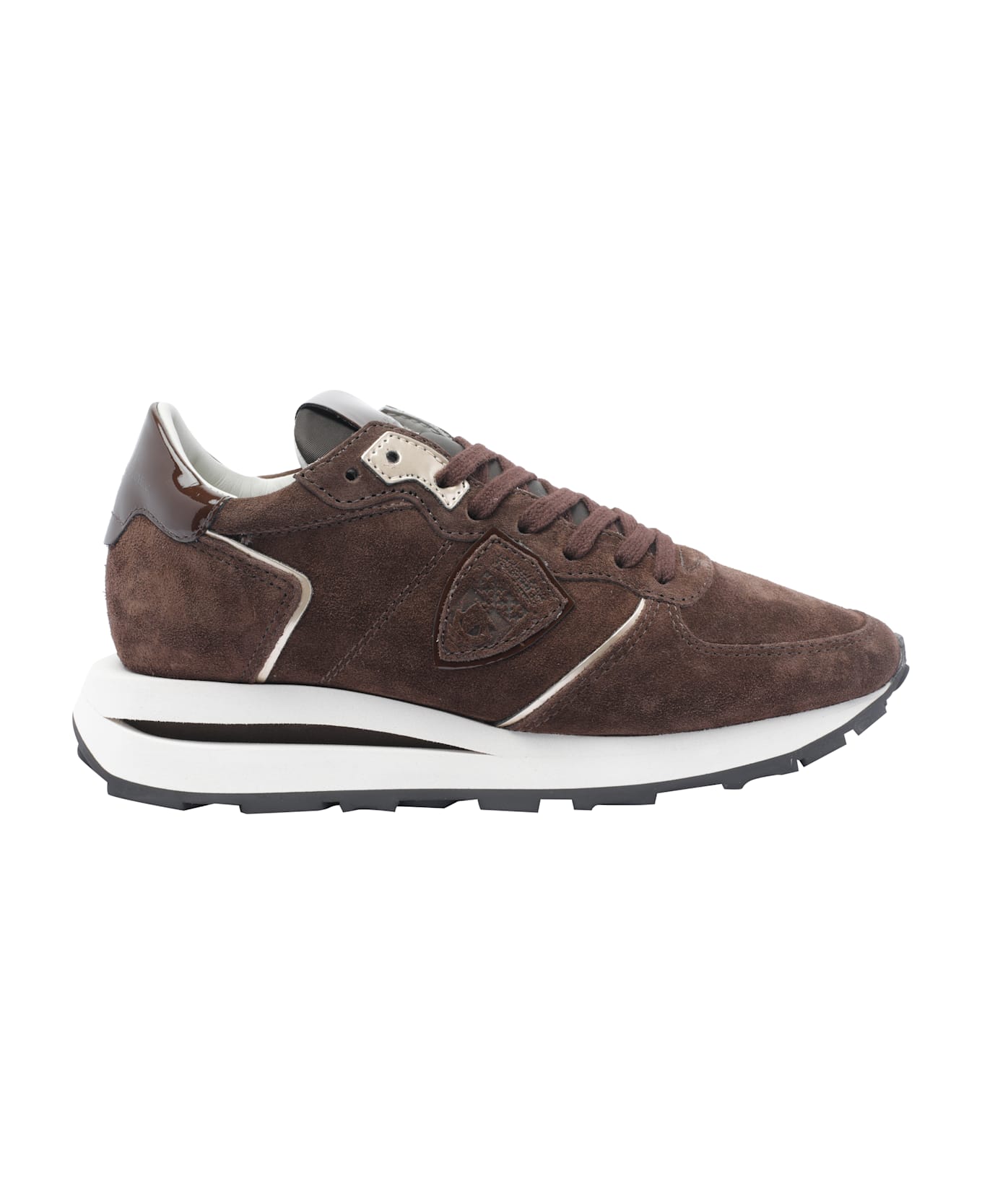 Philippe Model Tropez Haute Sneakers - Brown