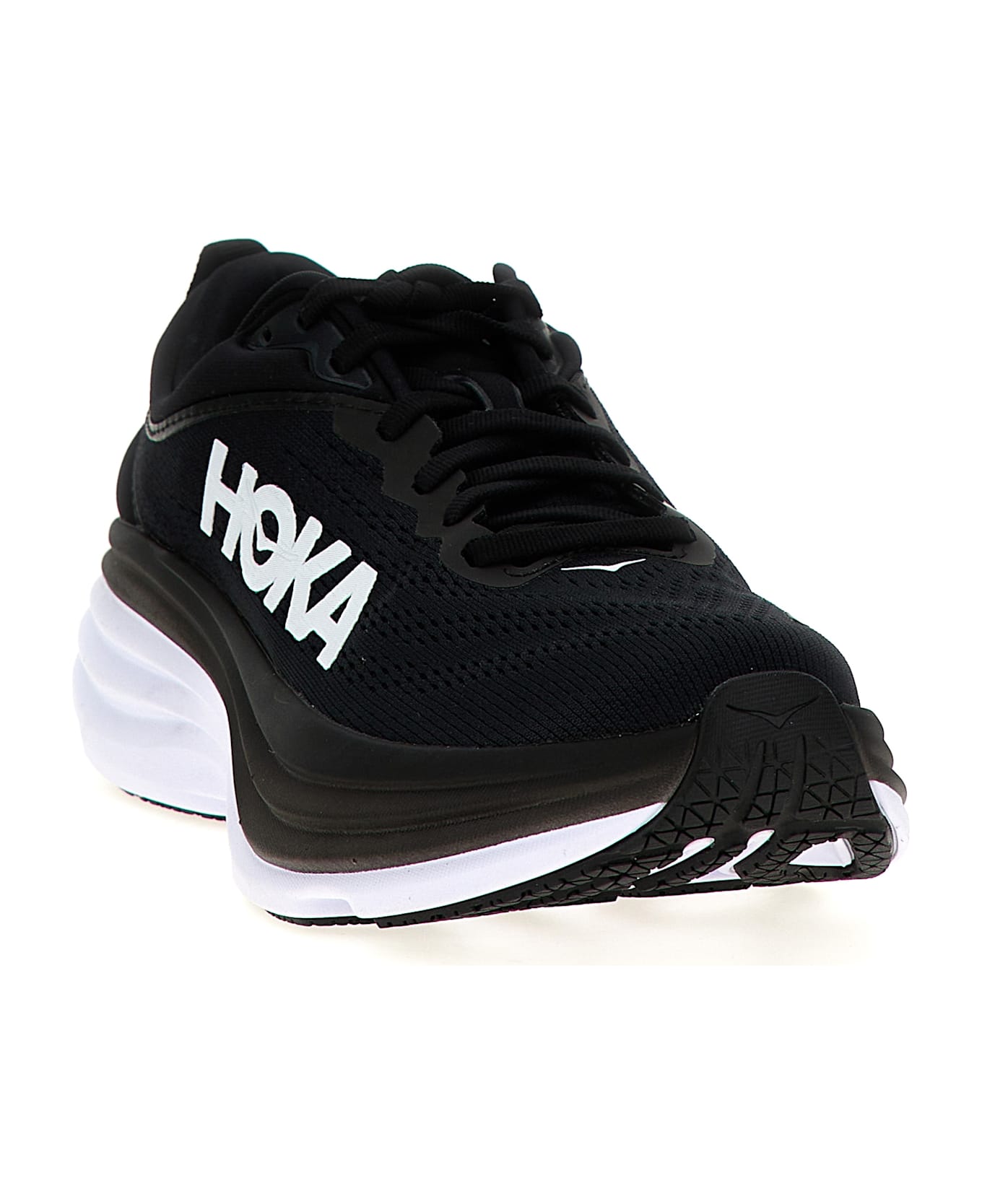 Hoka 'bondi 8' Sneakers - White/Black