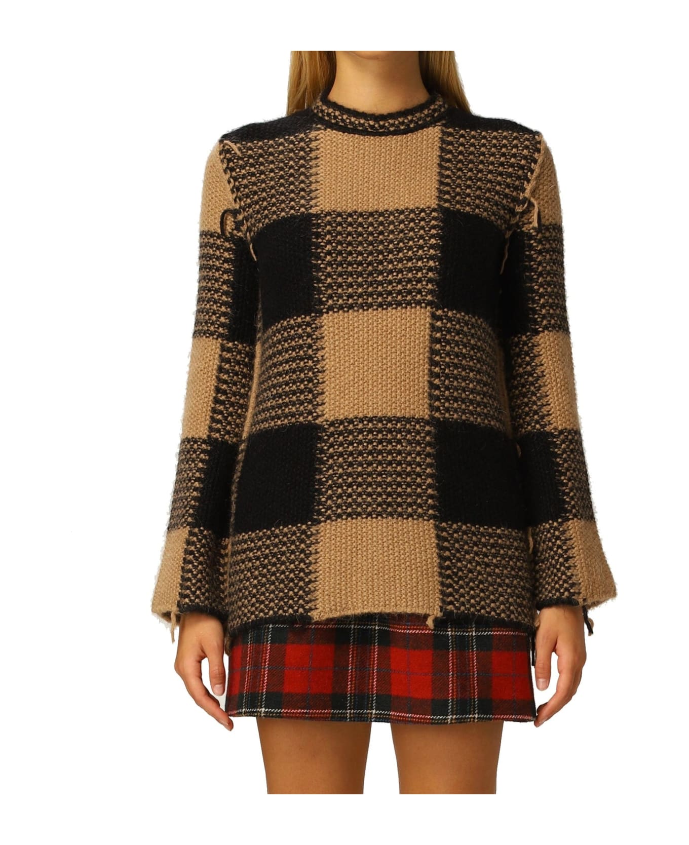 Valentino Knitted Sweater - Brown
