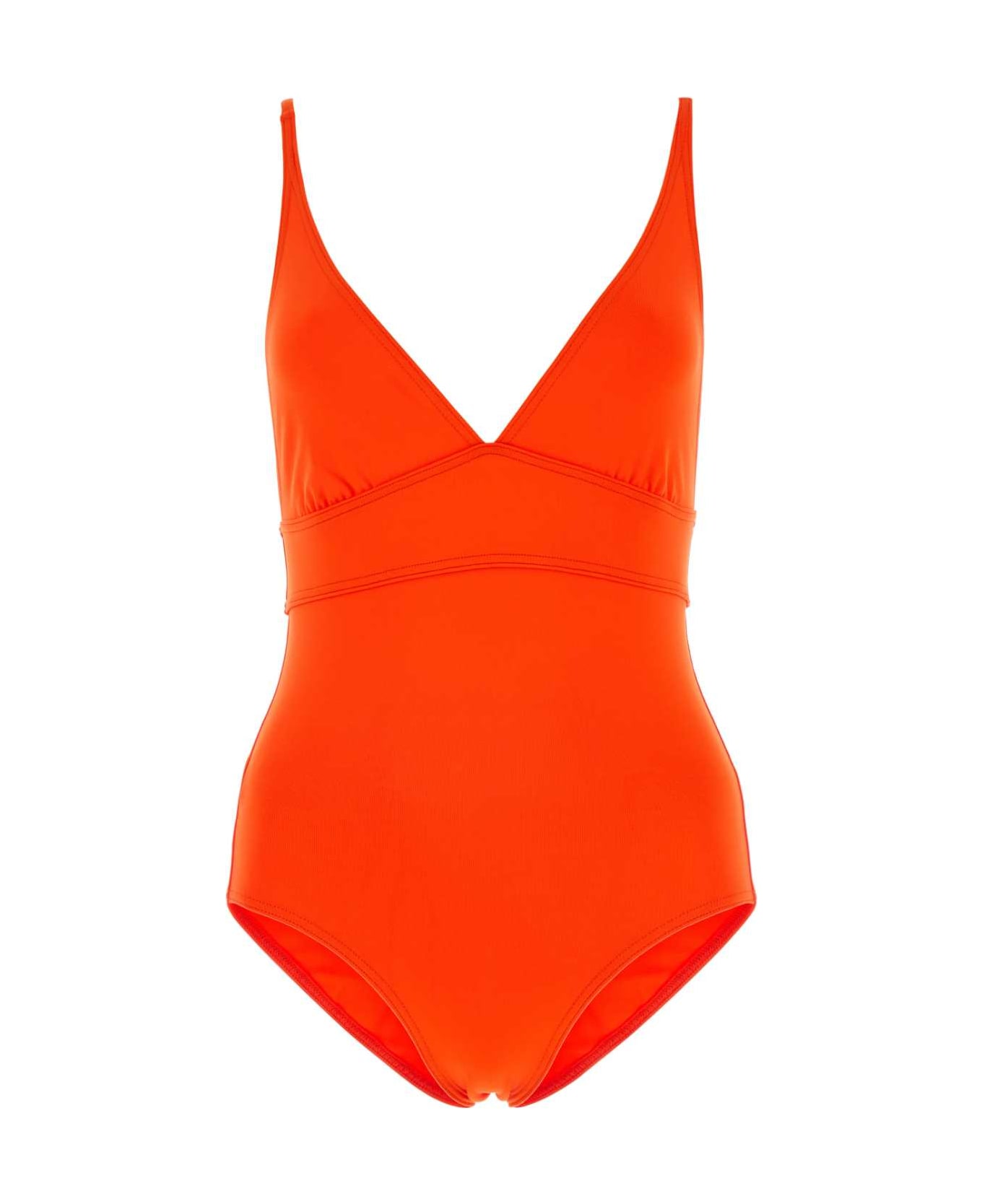 Eres Orange Stretch Nylon Swimsuit - SOLEIL24E