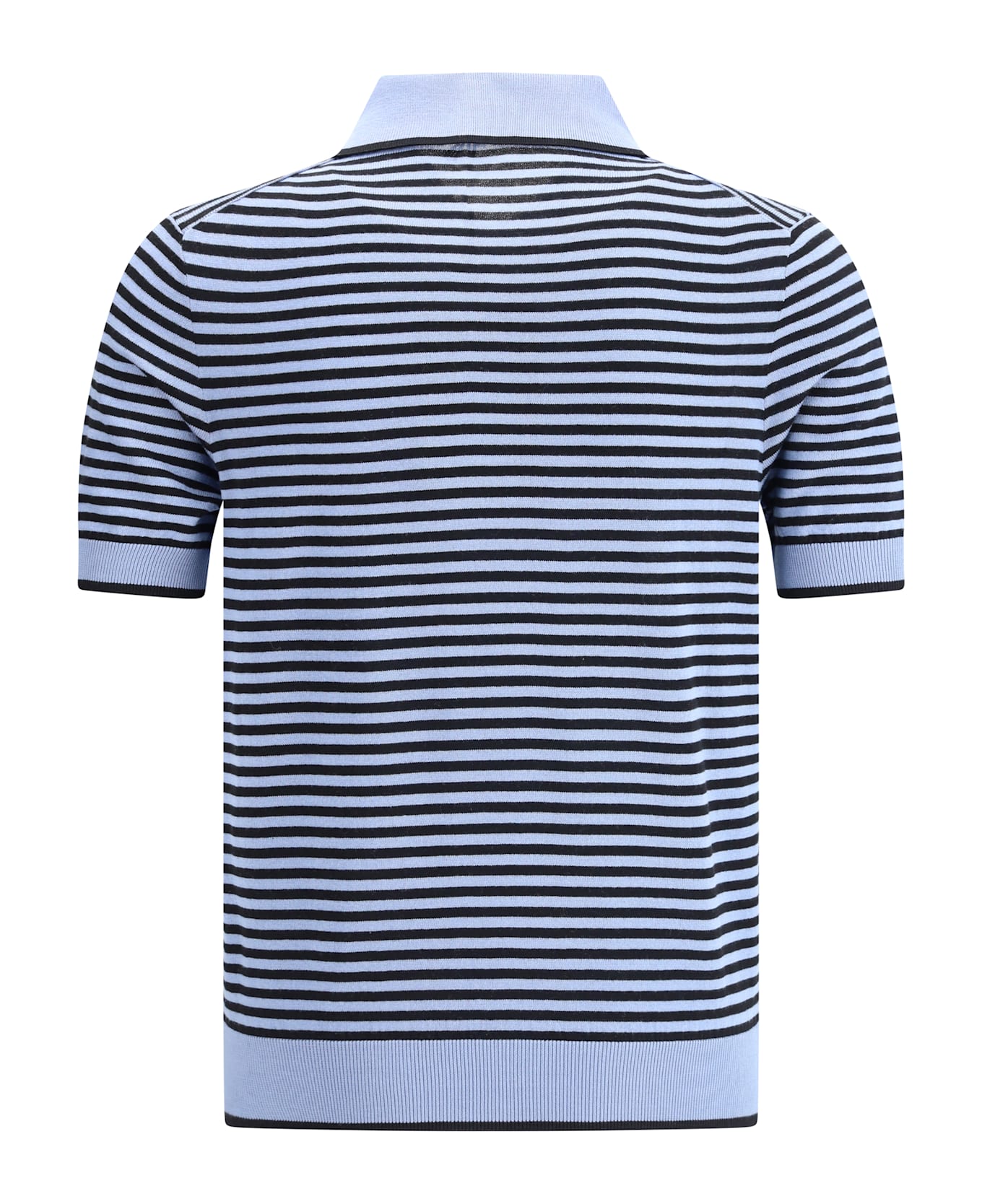 Prada Striped Polo Sweater