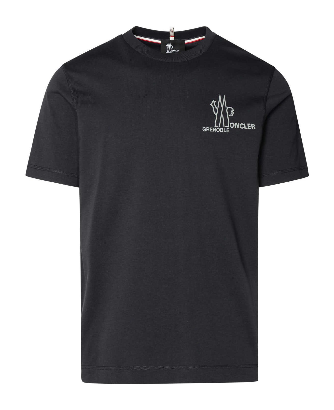 Moncler Grenoble Navy Cotton T-shirt - Navy シャツ