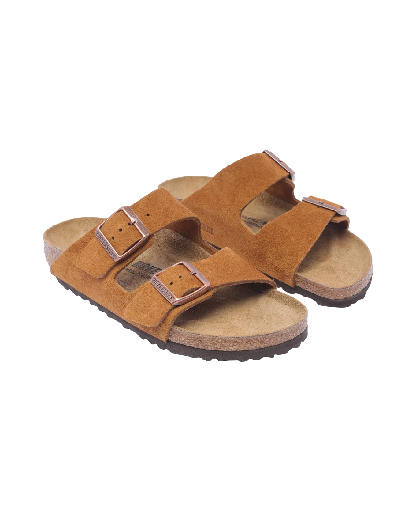 Birkenstock Arizona Sandals - Leather Brown