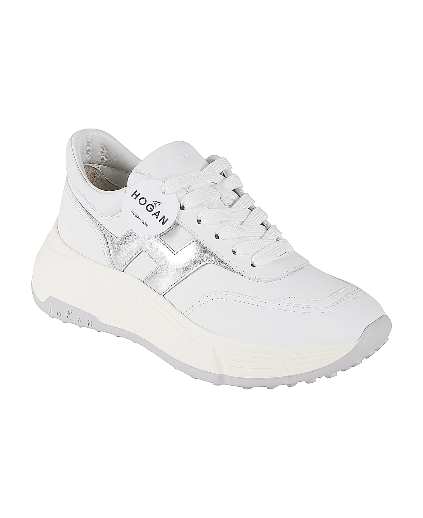 Hogan H669 Sneakers - Silver/White