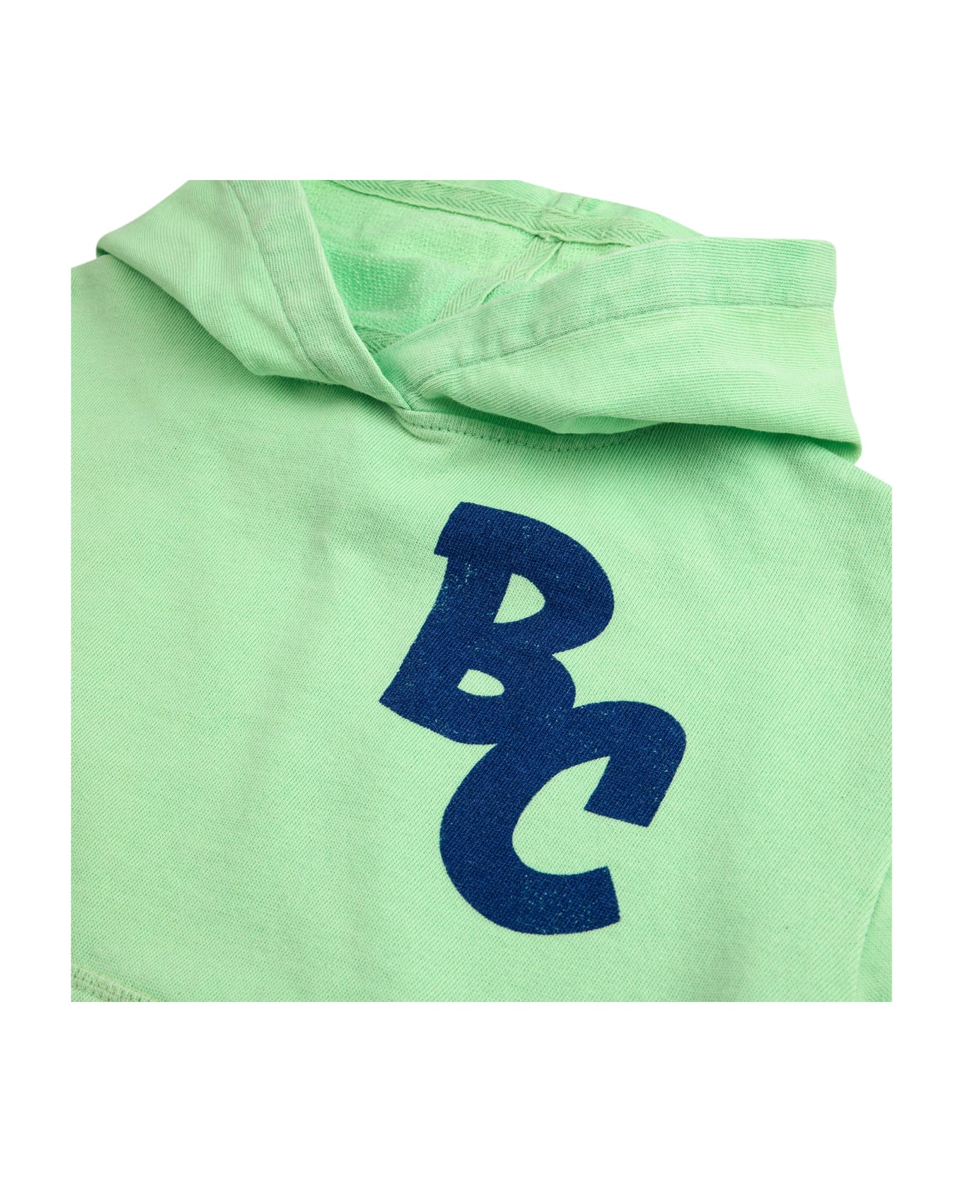 Bobo Choses Green Sweatshirt For Kids With Multicolor Logo - Green ニットウェア＆スウェットシャツ