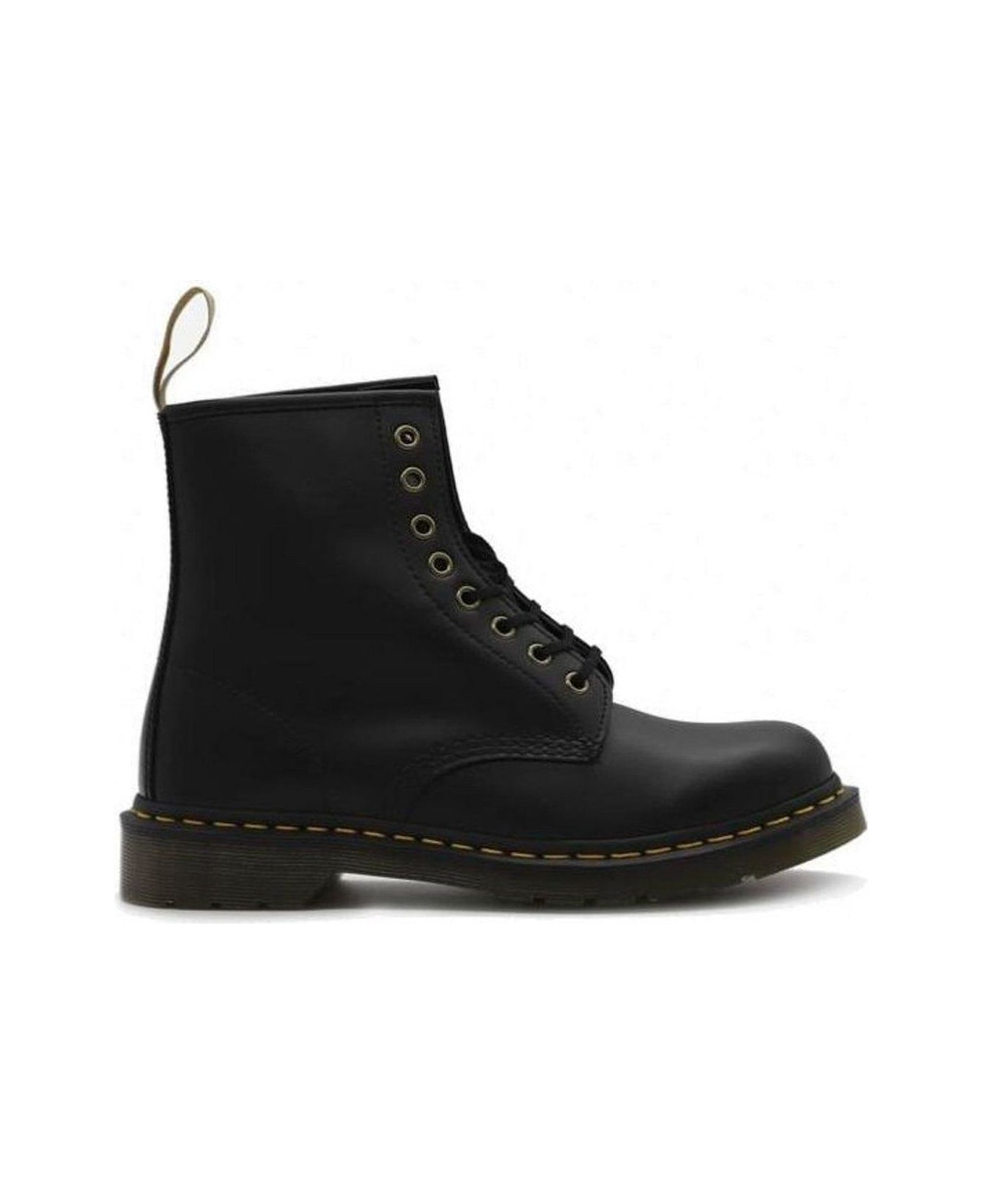 Dr. Martens 1460 Vegan Felix Rub Off Ankle Boots - Black