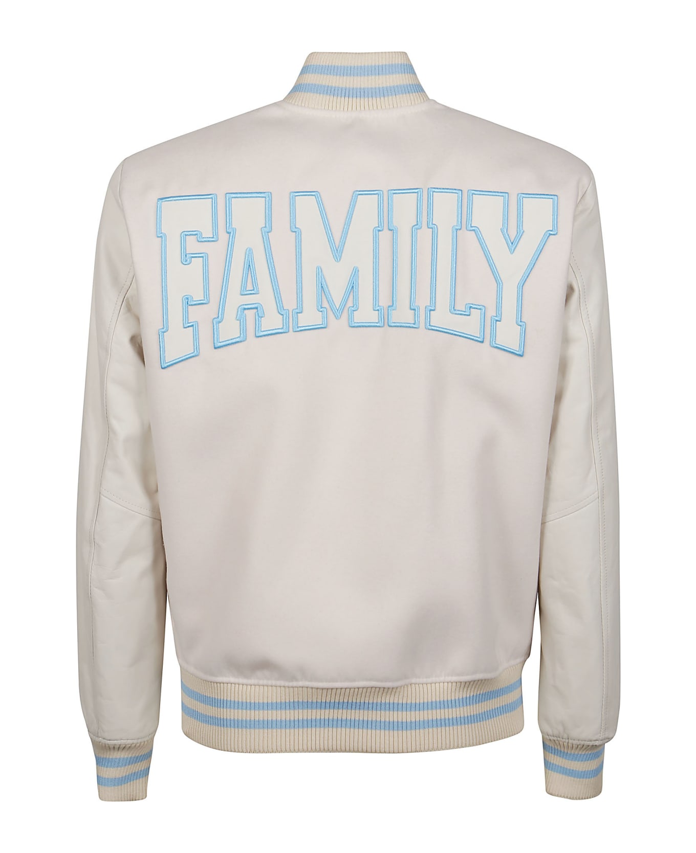 Family First Milano Varsity Jacket - White