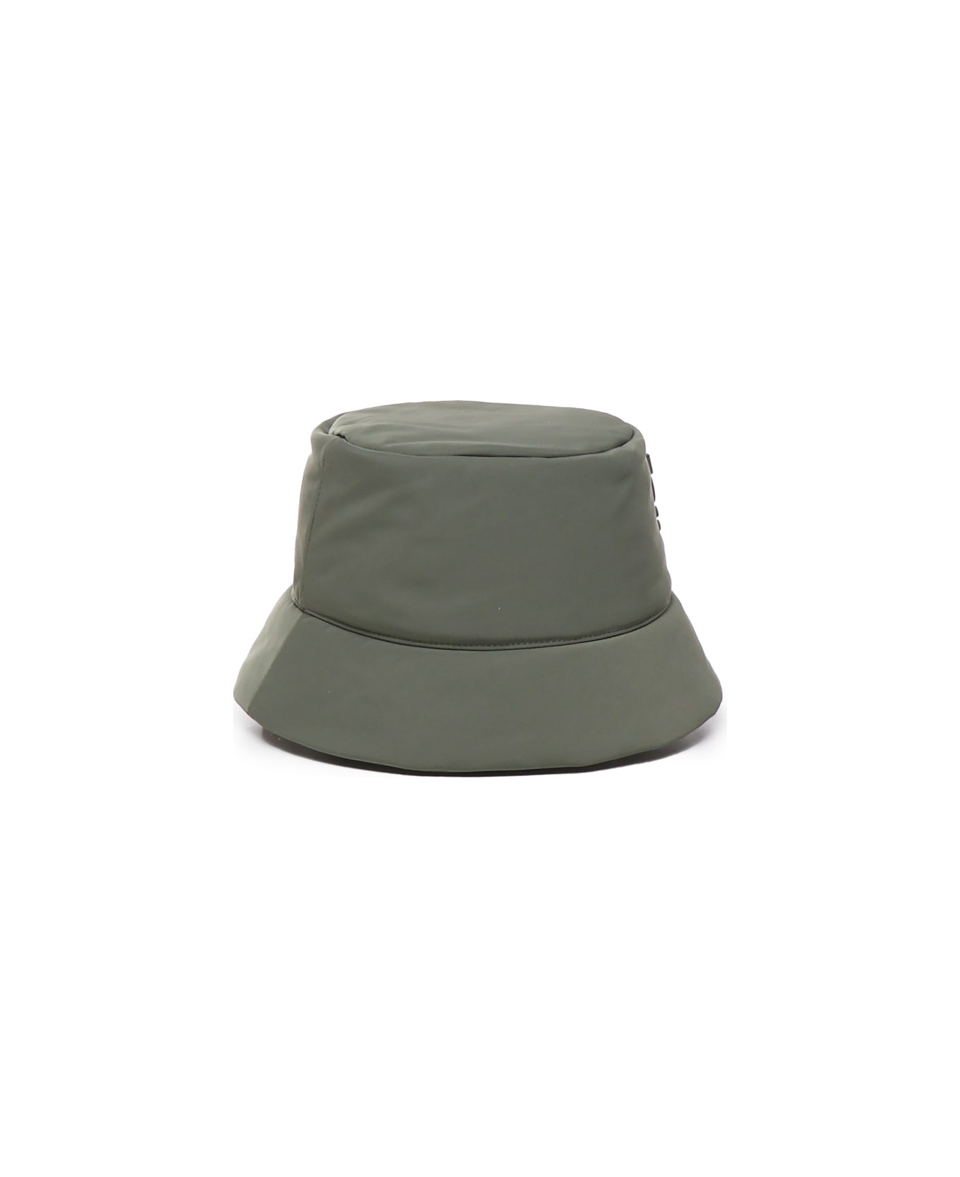 Loewe Bob Puffer Bucket Hat In Nylon - Khaki green