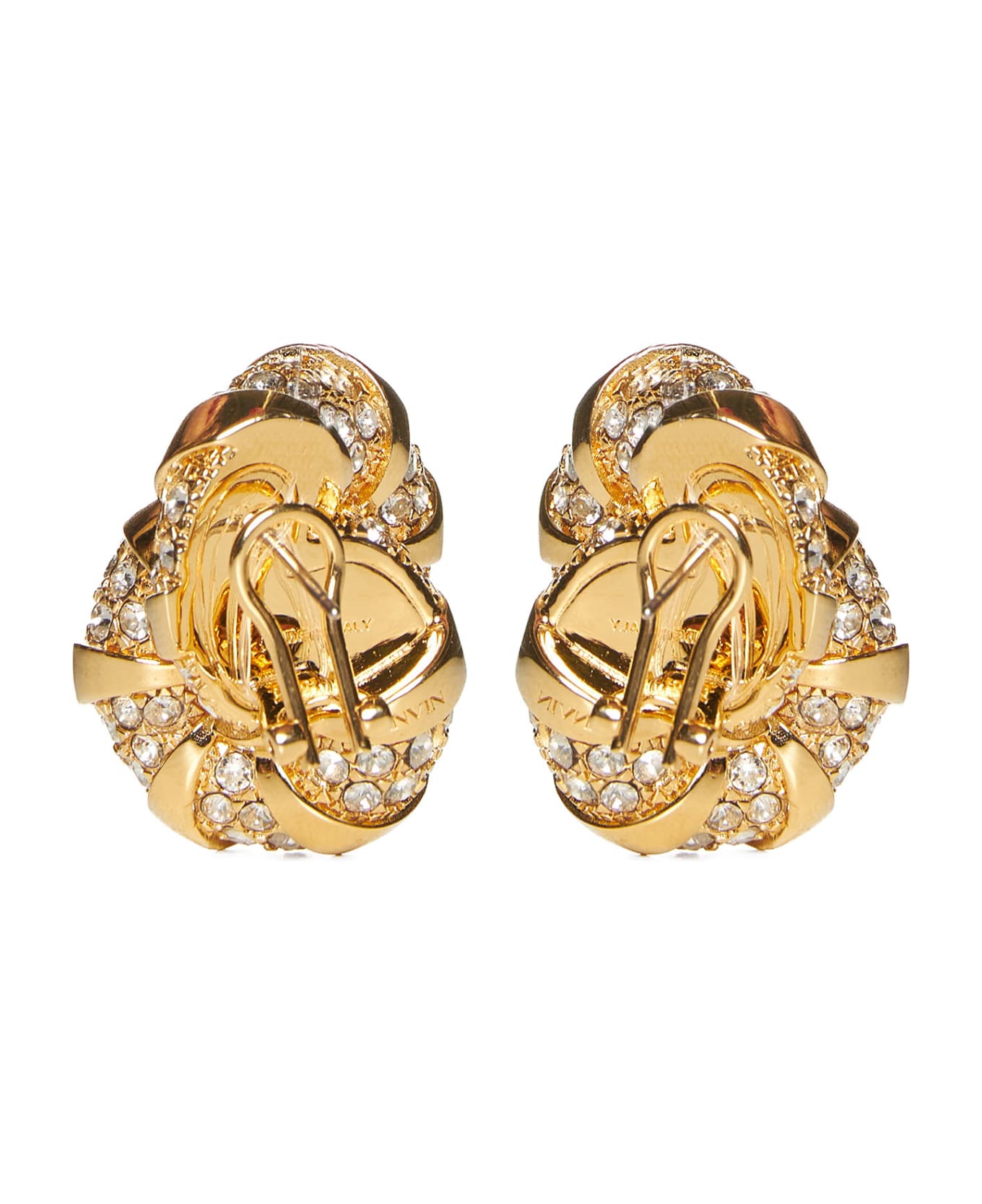 Lanvin Earrings - Gold crystal
