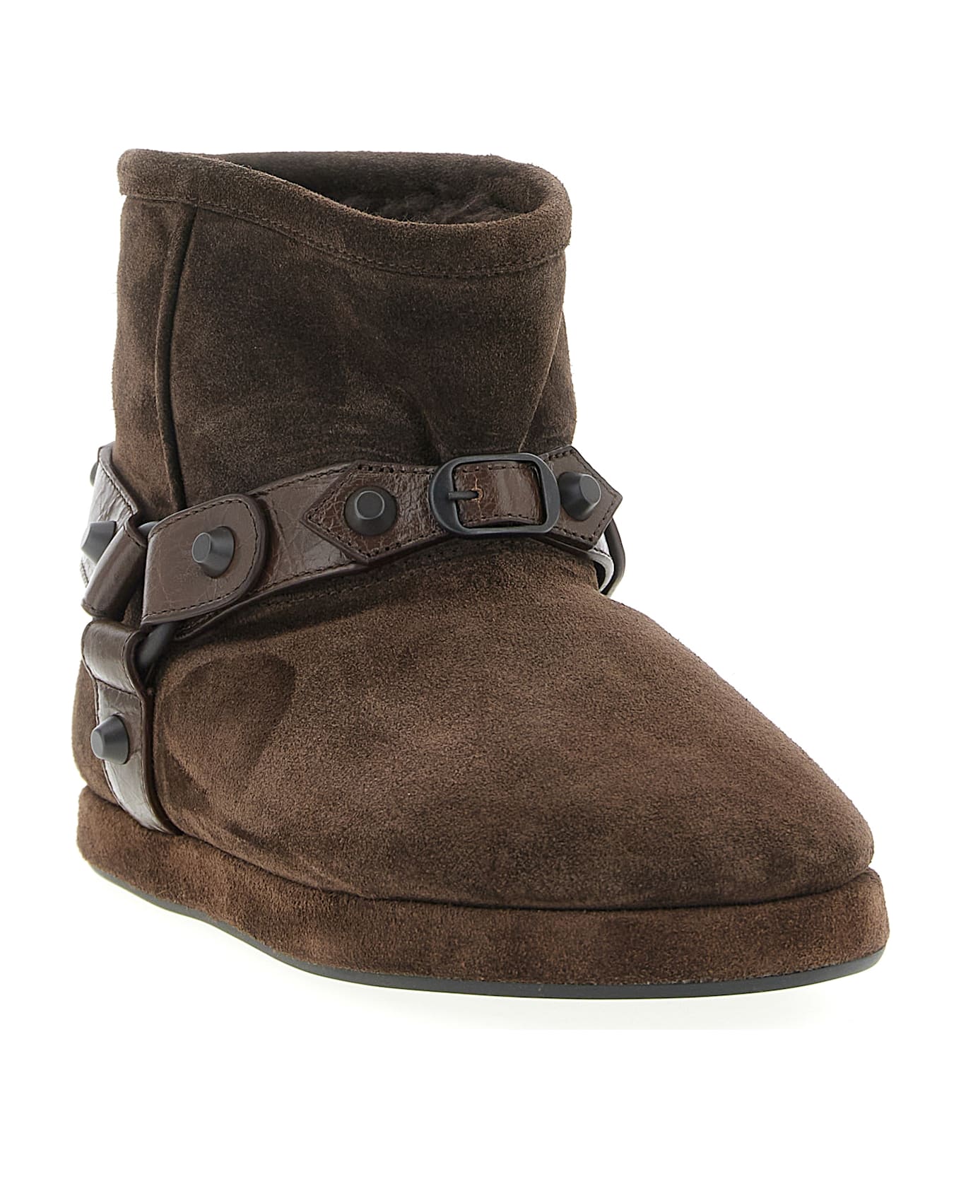 Balenciaga 'alaska Soft' Ankle Boots - Brown