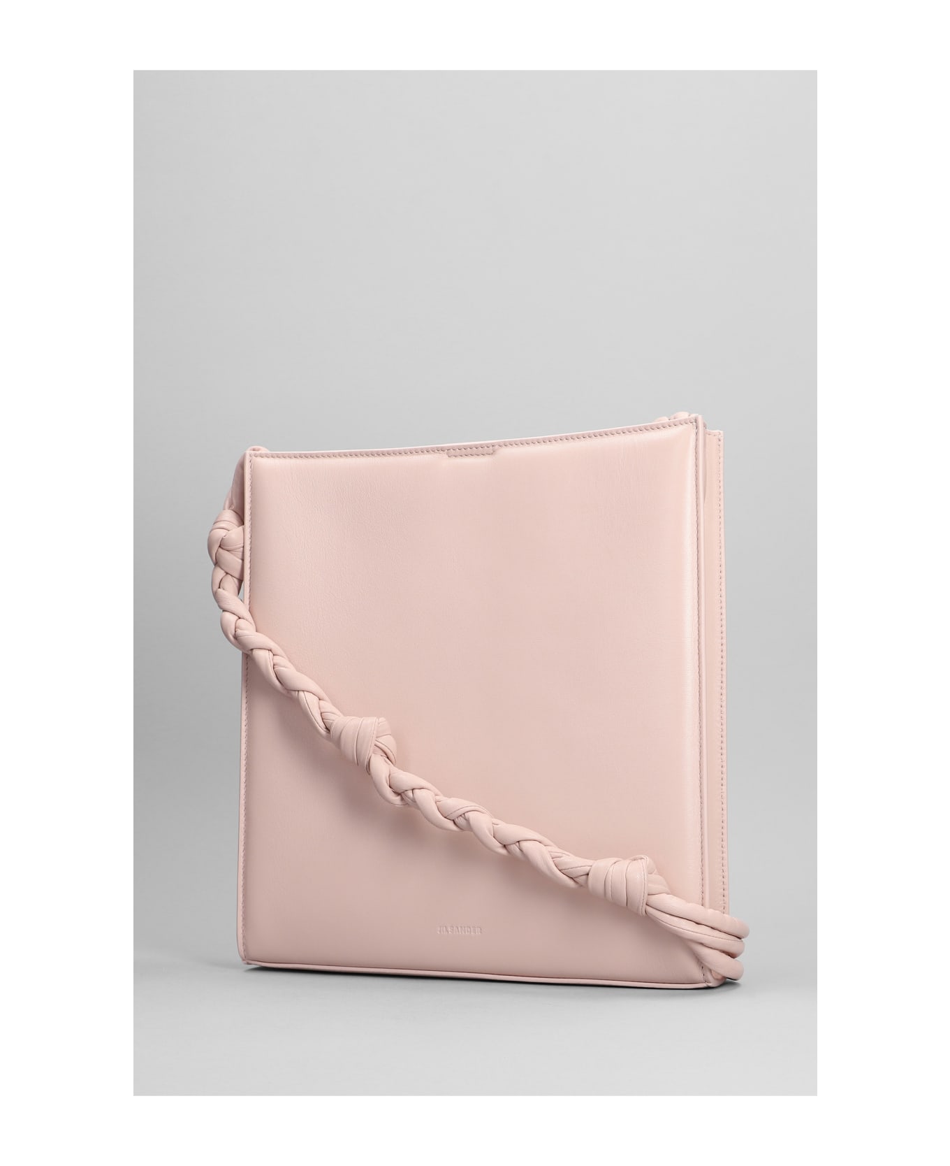 Jil Sander Shoulder Bag In Rose-pink Leather - rose-pink