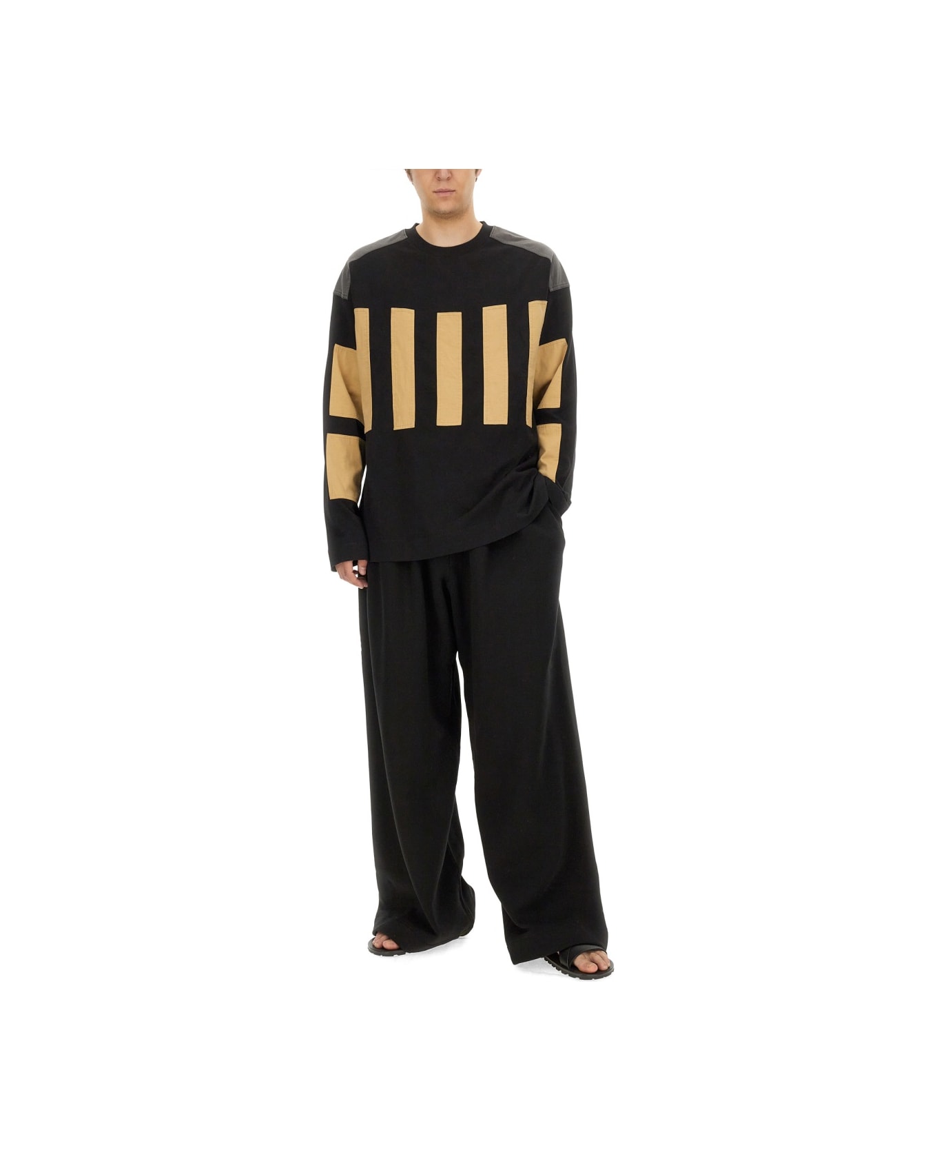 Dries Van Noten Cotton Sweatshirt - BLACK