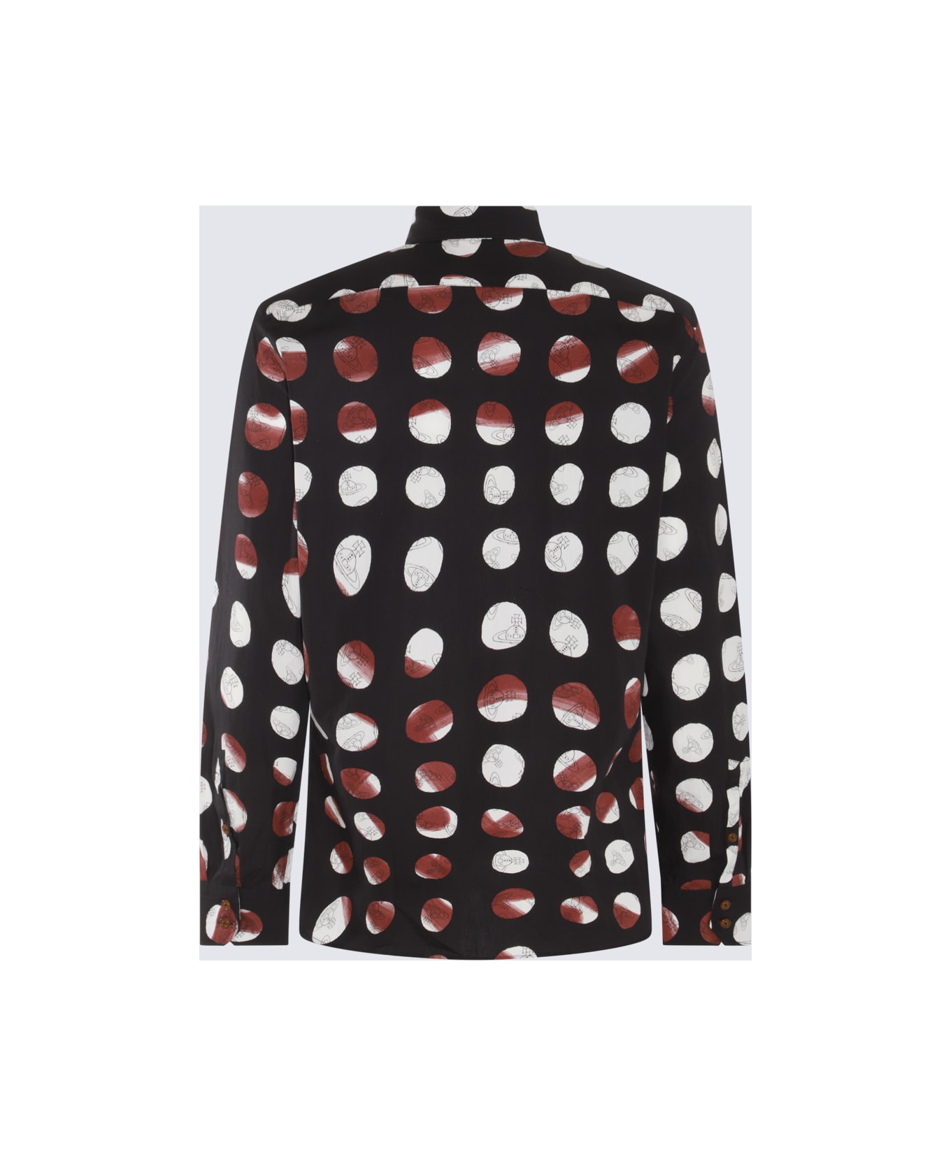 Vivienne Westwood Multicolour Cotton Dots Shirt - Red