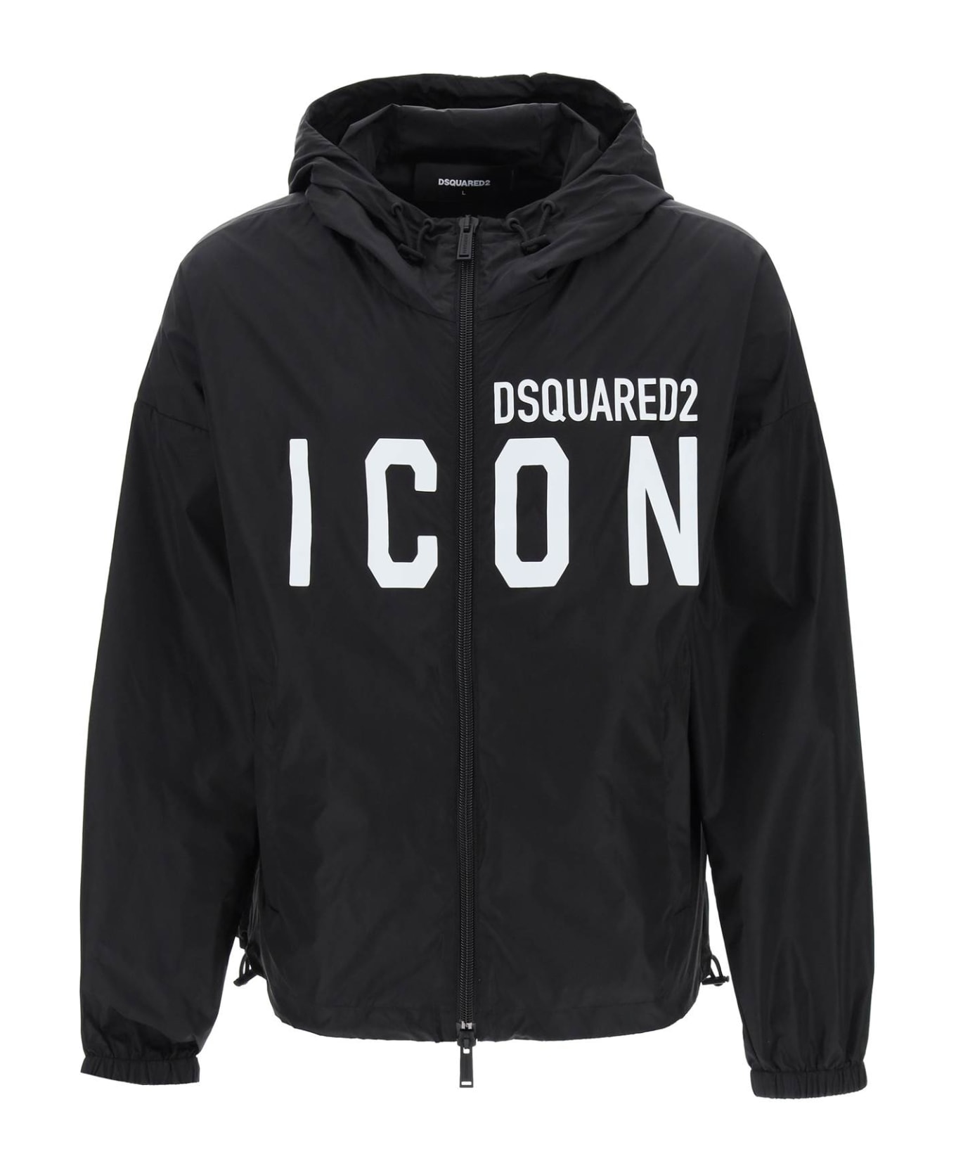 Dsquared2 Be Icon Windbreaker Jacket - BLACK (Black) ジャケット