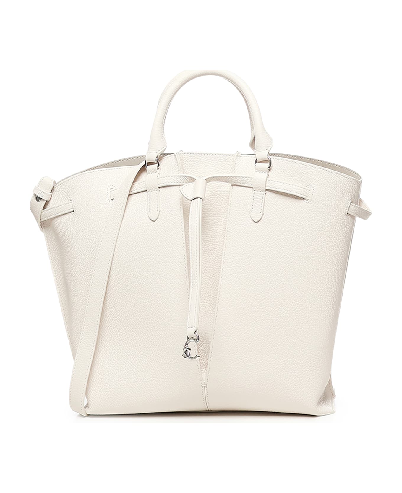 Coccinelle Flores Tote Bag - White