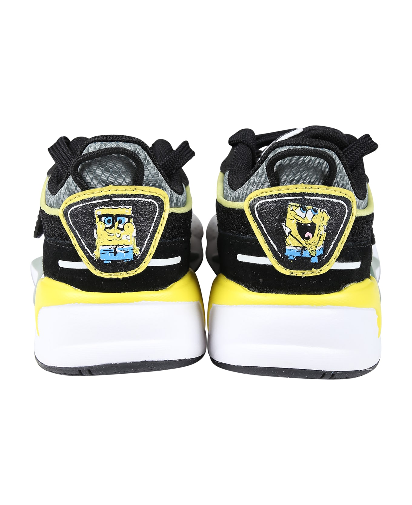 Puma Multicolor Sneakers For Boy With Logo - Black シューズ