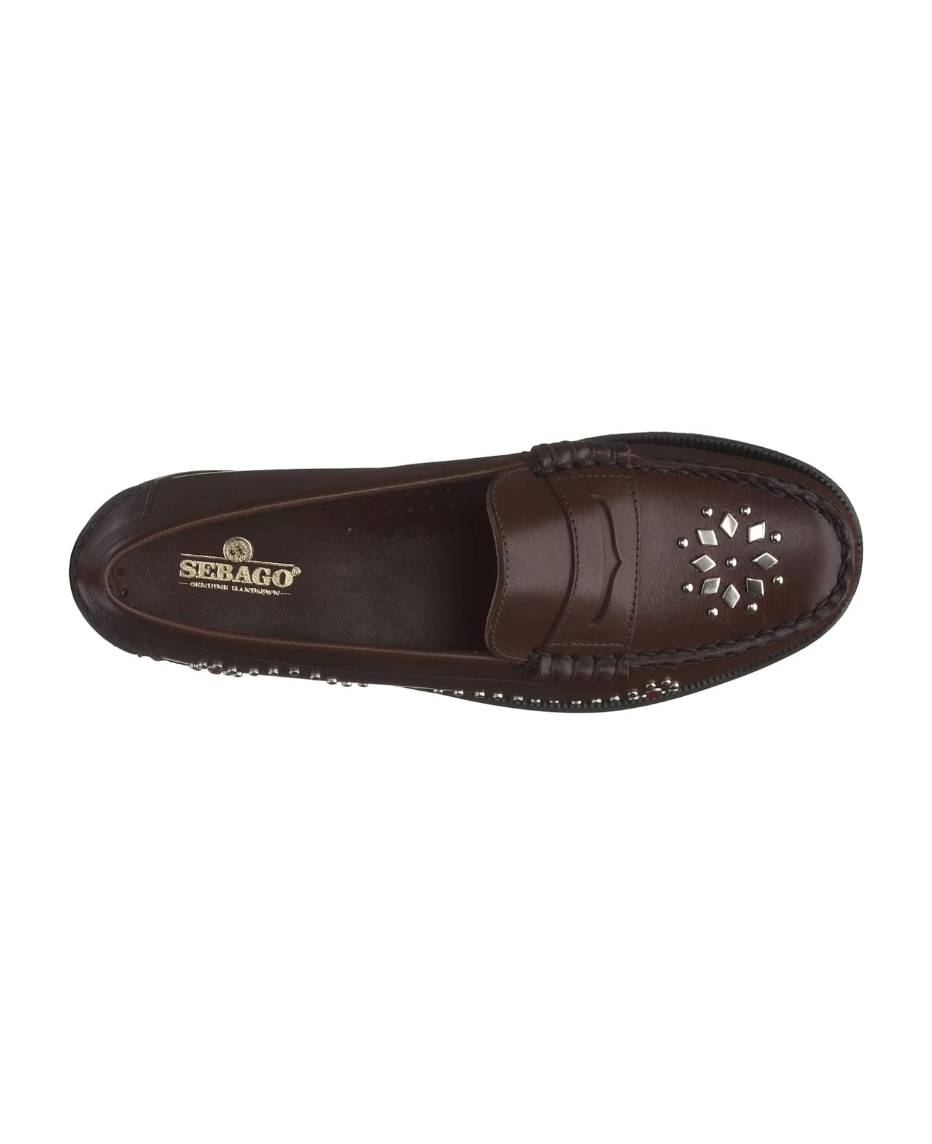 Sebago Dandette Studs Woman - Dk Brown Brown Sea