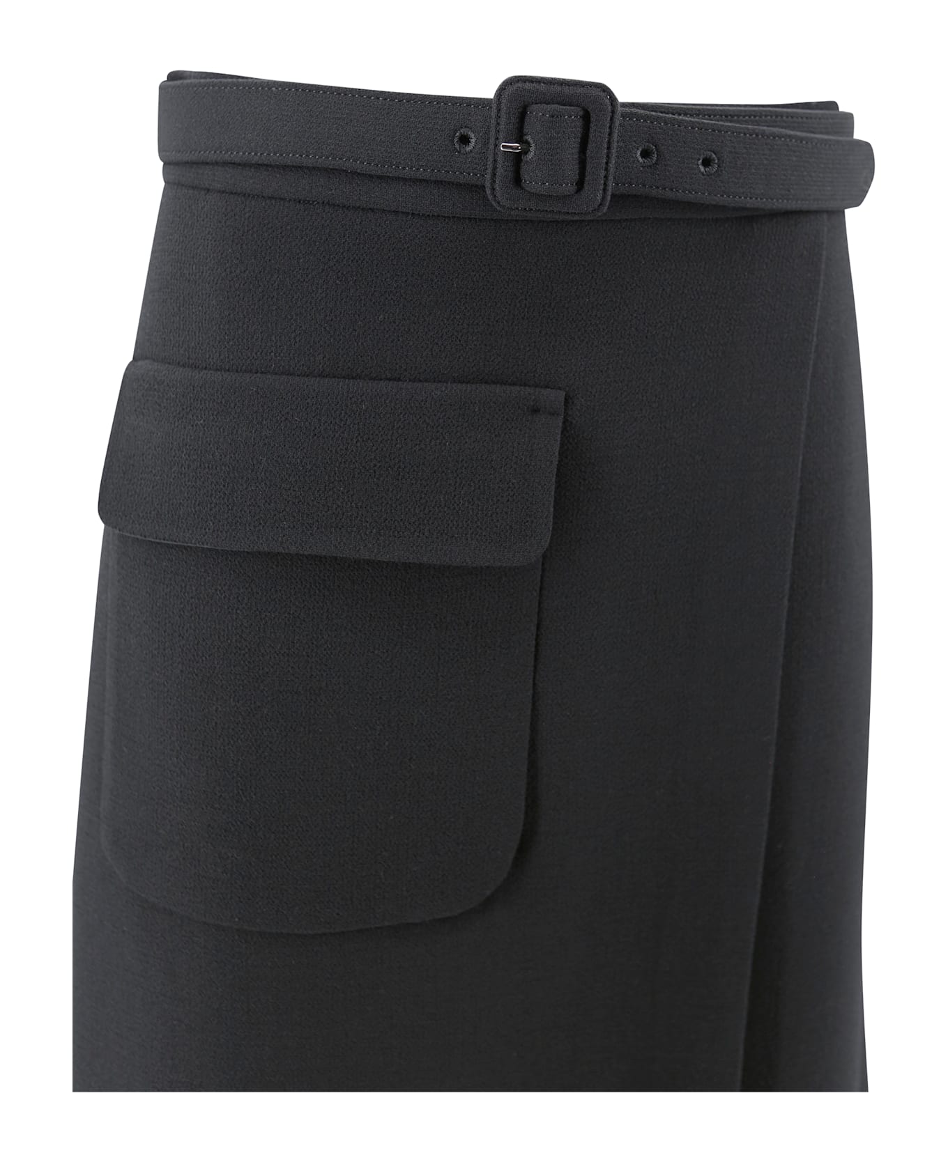 Parosh Midi Skirt - Black