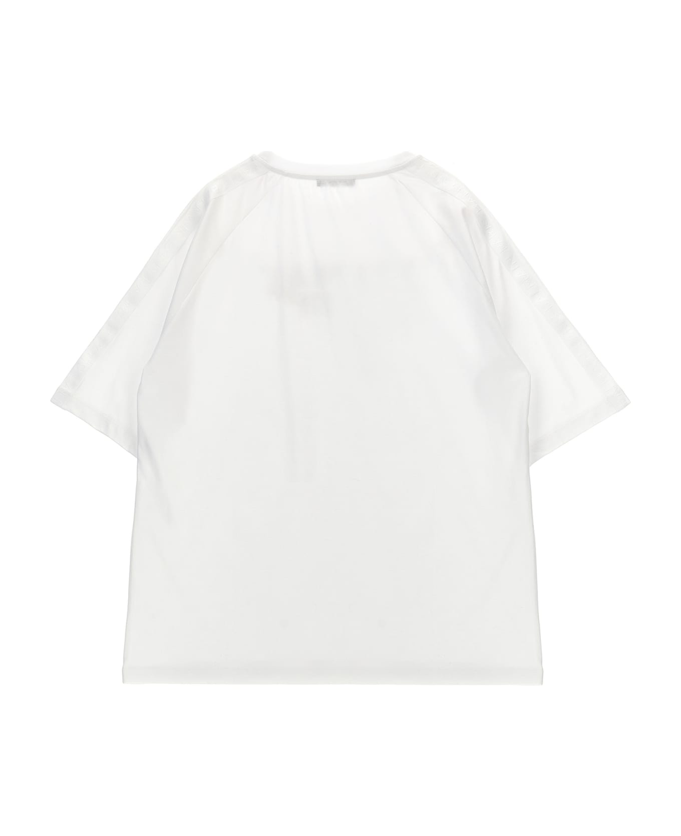 Balmain Logo Print T-shirt - White/Black