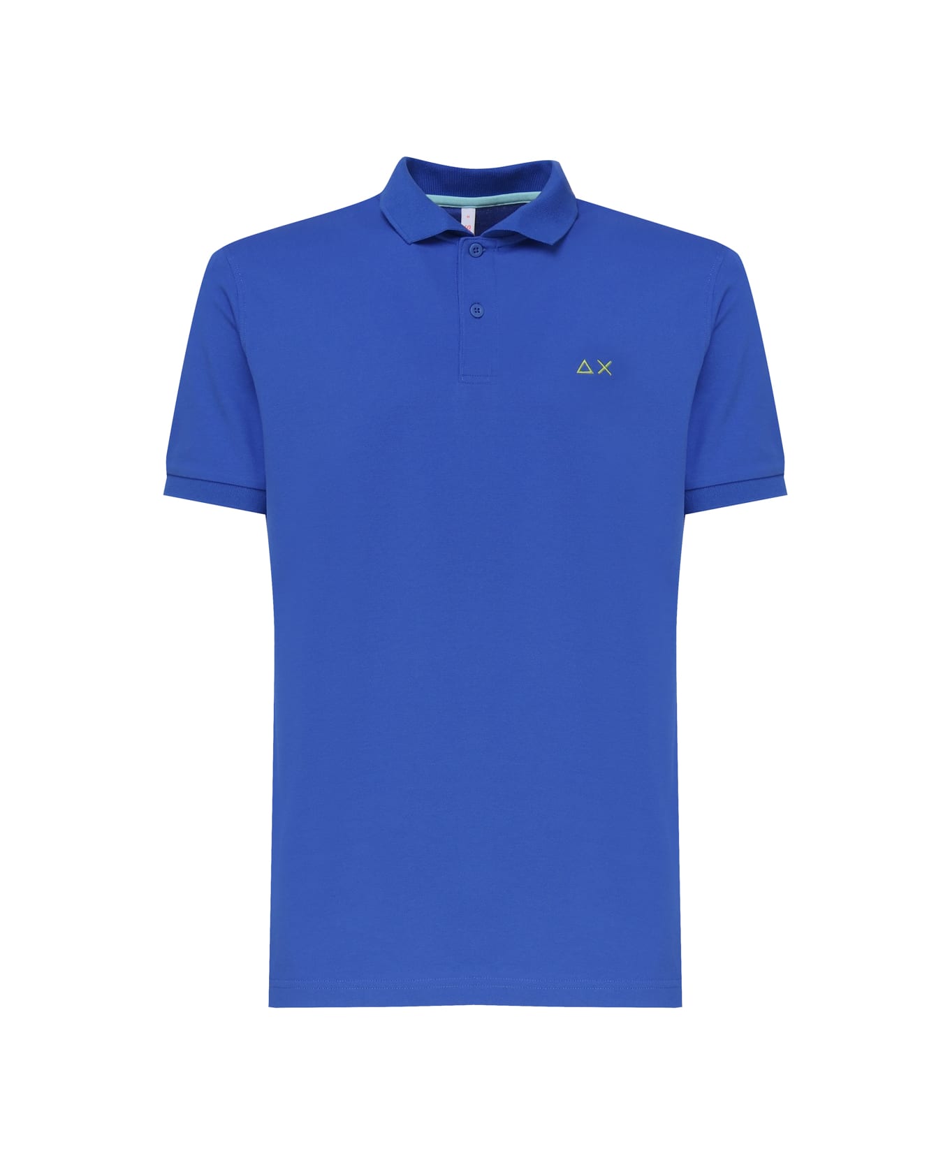 Sun 68 Polo T-shirt In Cotton - Blue