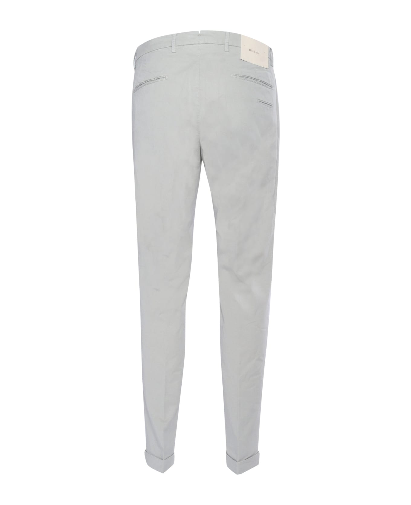 Briglia 1949 Elegant White Trousers - GREY ボトムス