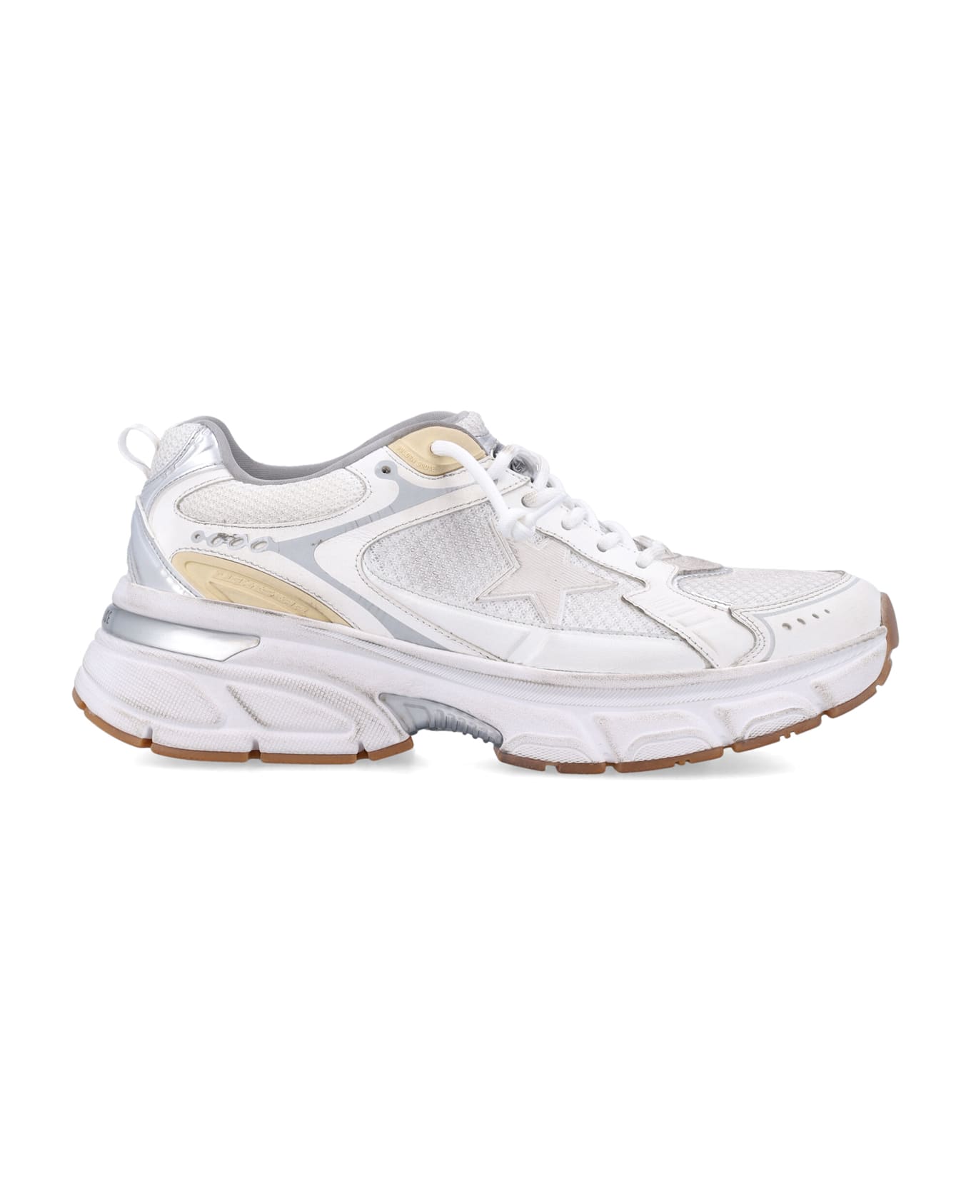 Golden Goose 'lightstar' Sneaker - White Gold