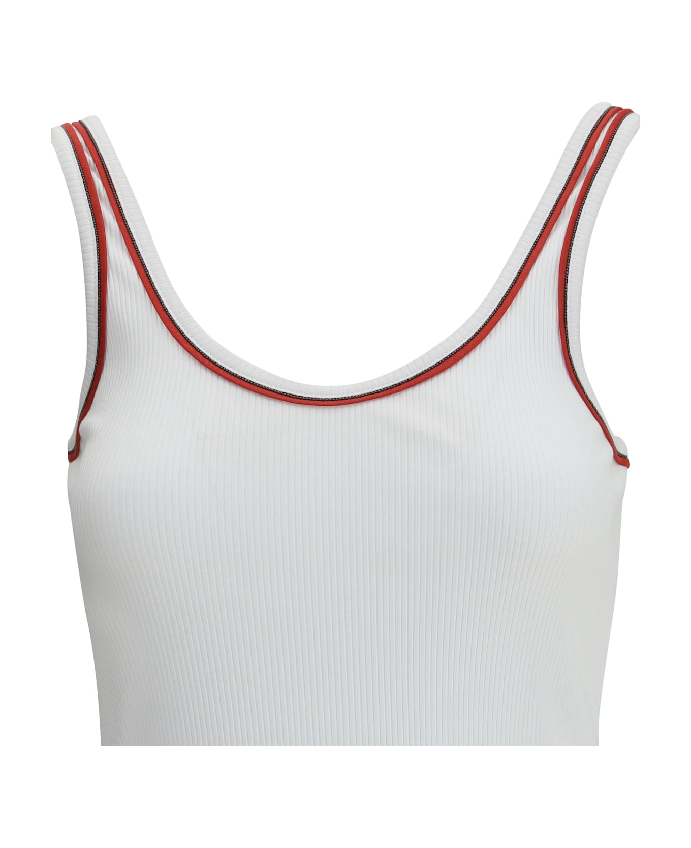 Brunello Cucinelli Ribbed Design Top