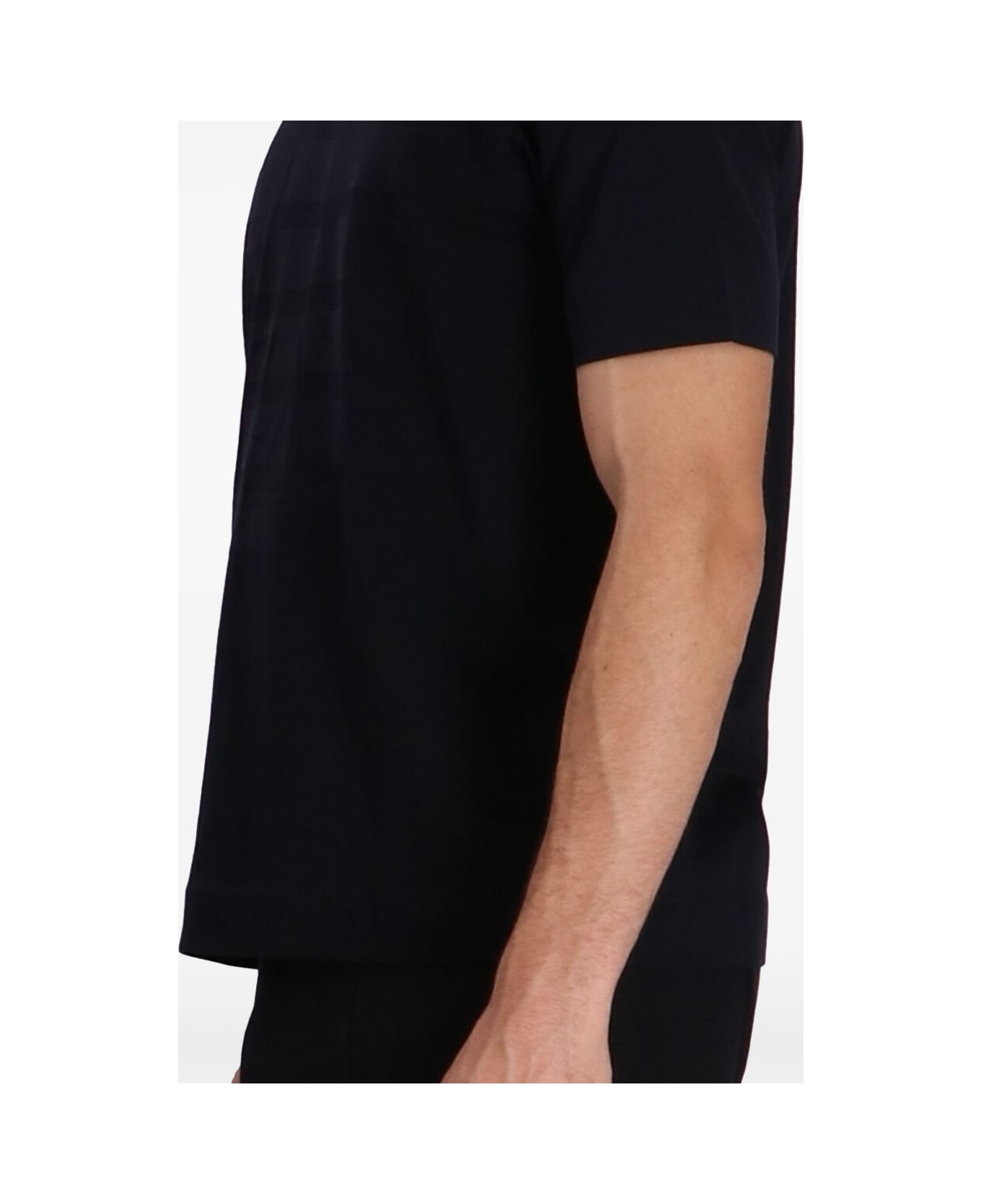 Emporio Armani Logo Cotton T-shirt - Blue