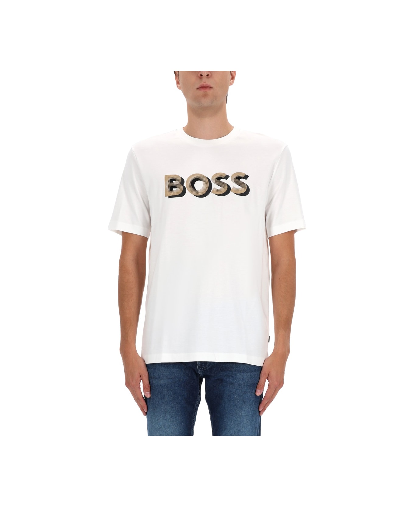 Hugo Boss T-shirt With Logo - WHITE