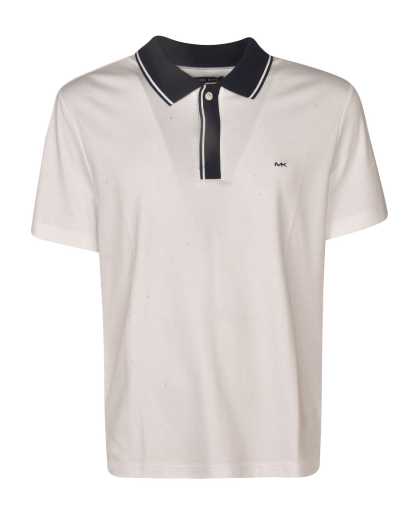 Michael Kors Logo Embroidered Polo Shirt - White