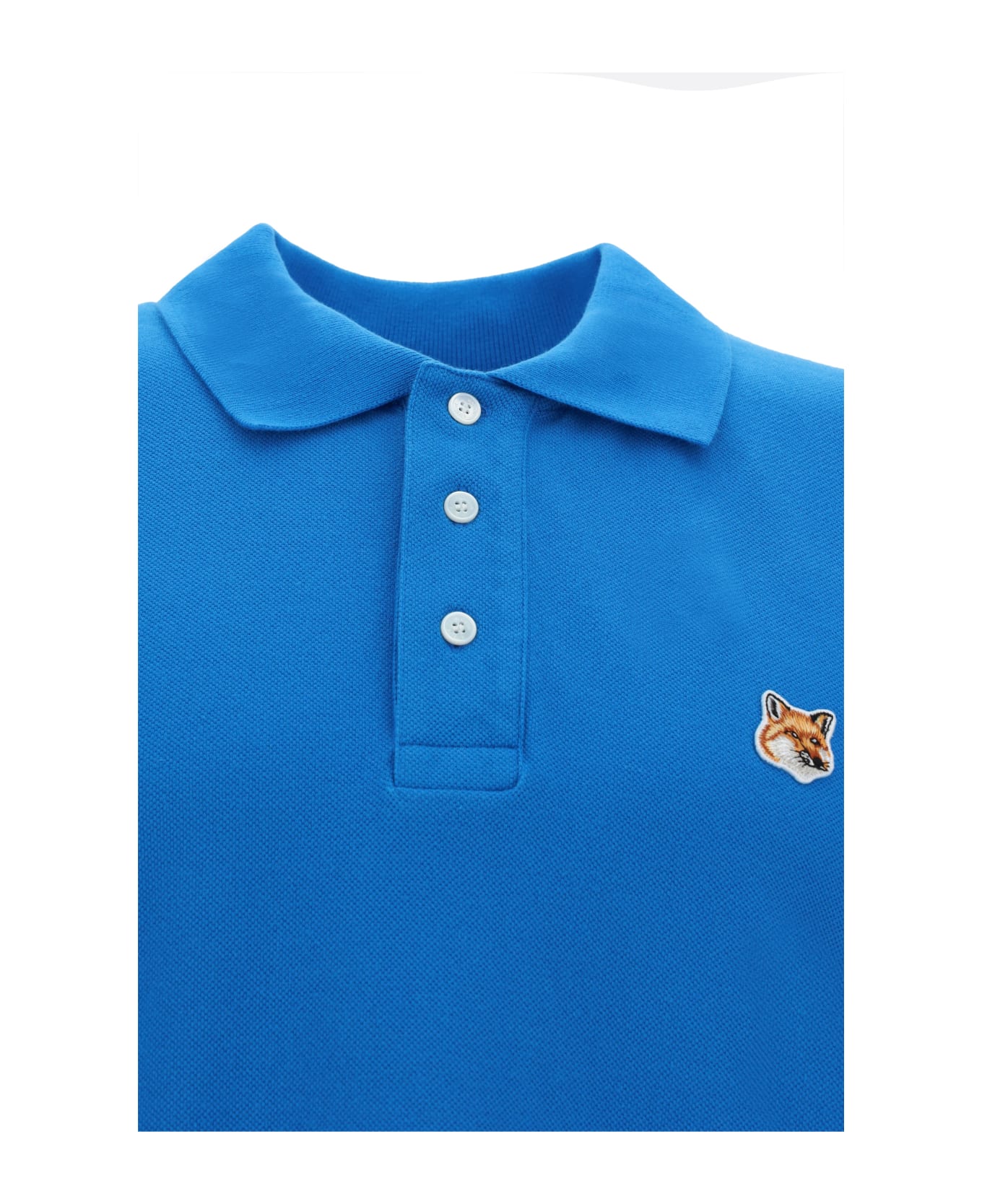 Maison Kitsuné Polo Shirt - Enamelblue ポロシャツ